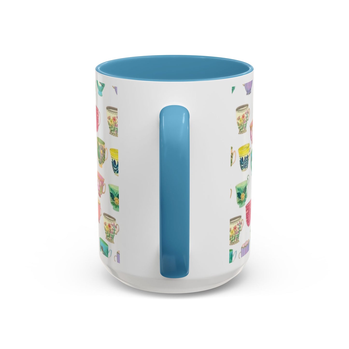 Accent Coffee Mug — "Sometimes You Need to Be Okay with Not Being Everyone's Cup of Tea" Floral Teacup Pattern