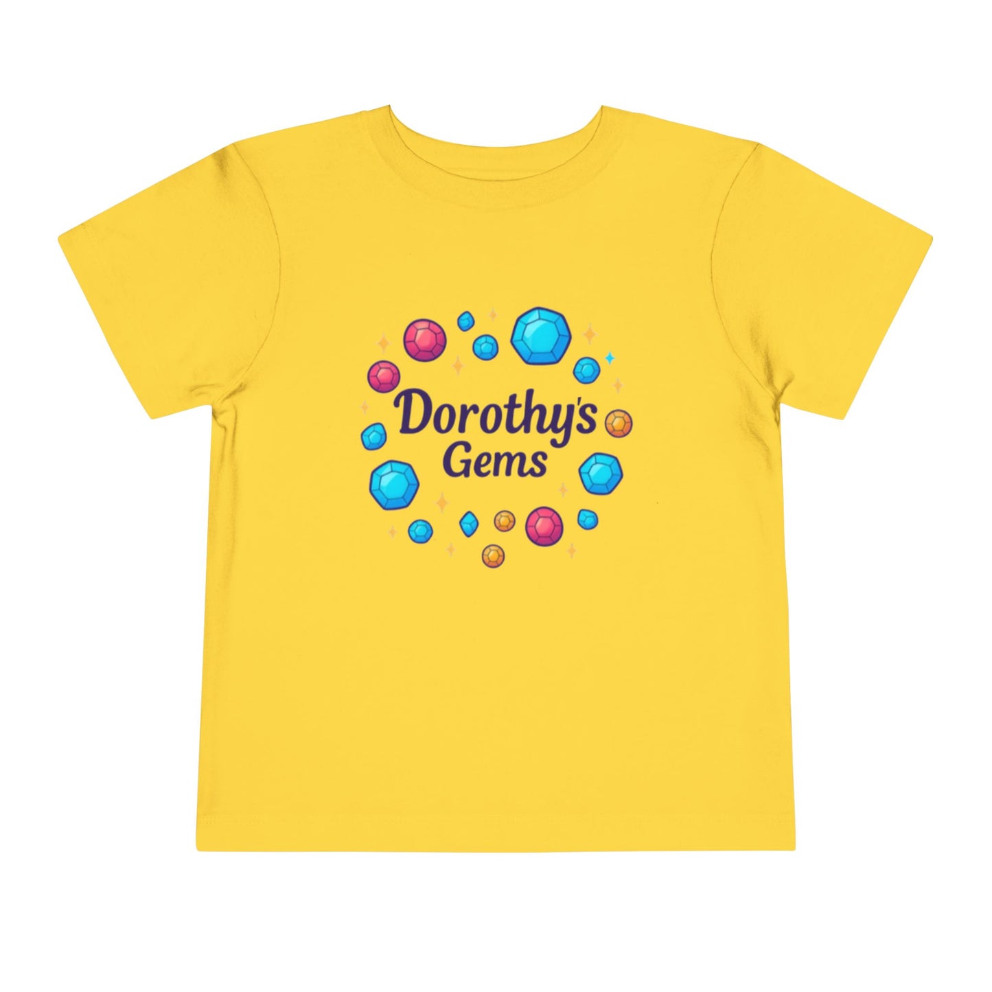 Dorothy's Gems Toddler Tee — Colorful Gemstone Kids Shirt