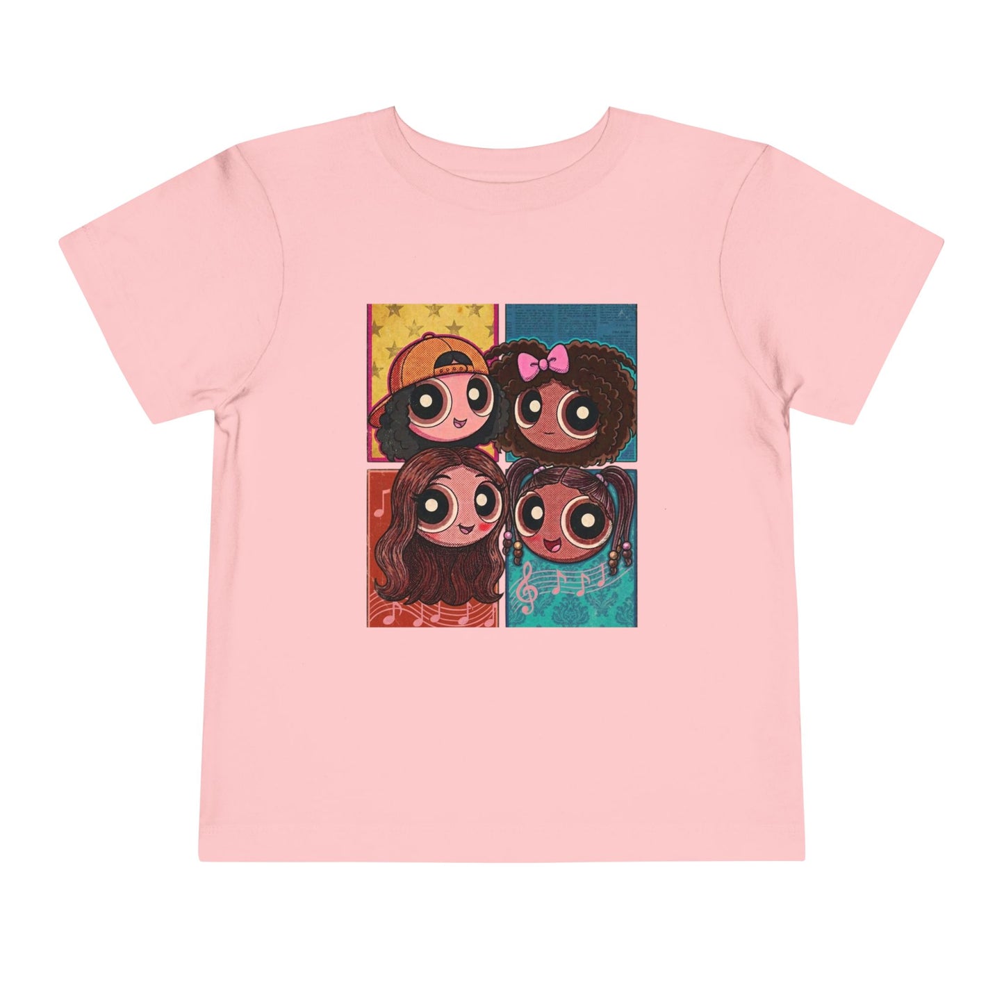 "Dorothy's Gems" Toddler Tee — Colorful Cartoon Squad Graphic