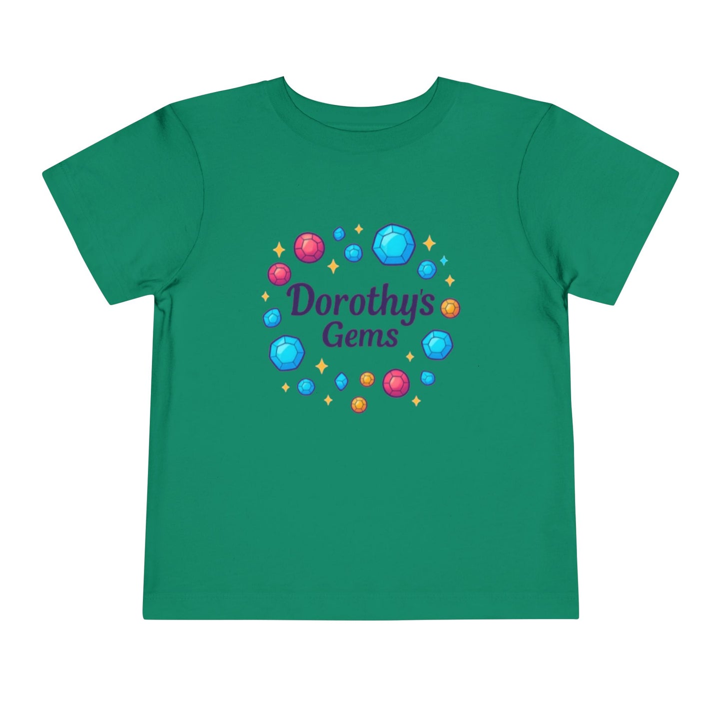 Dorothy's Gems Toddler Tee — Colorful Gemstone Kids Shirt