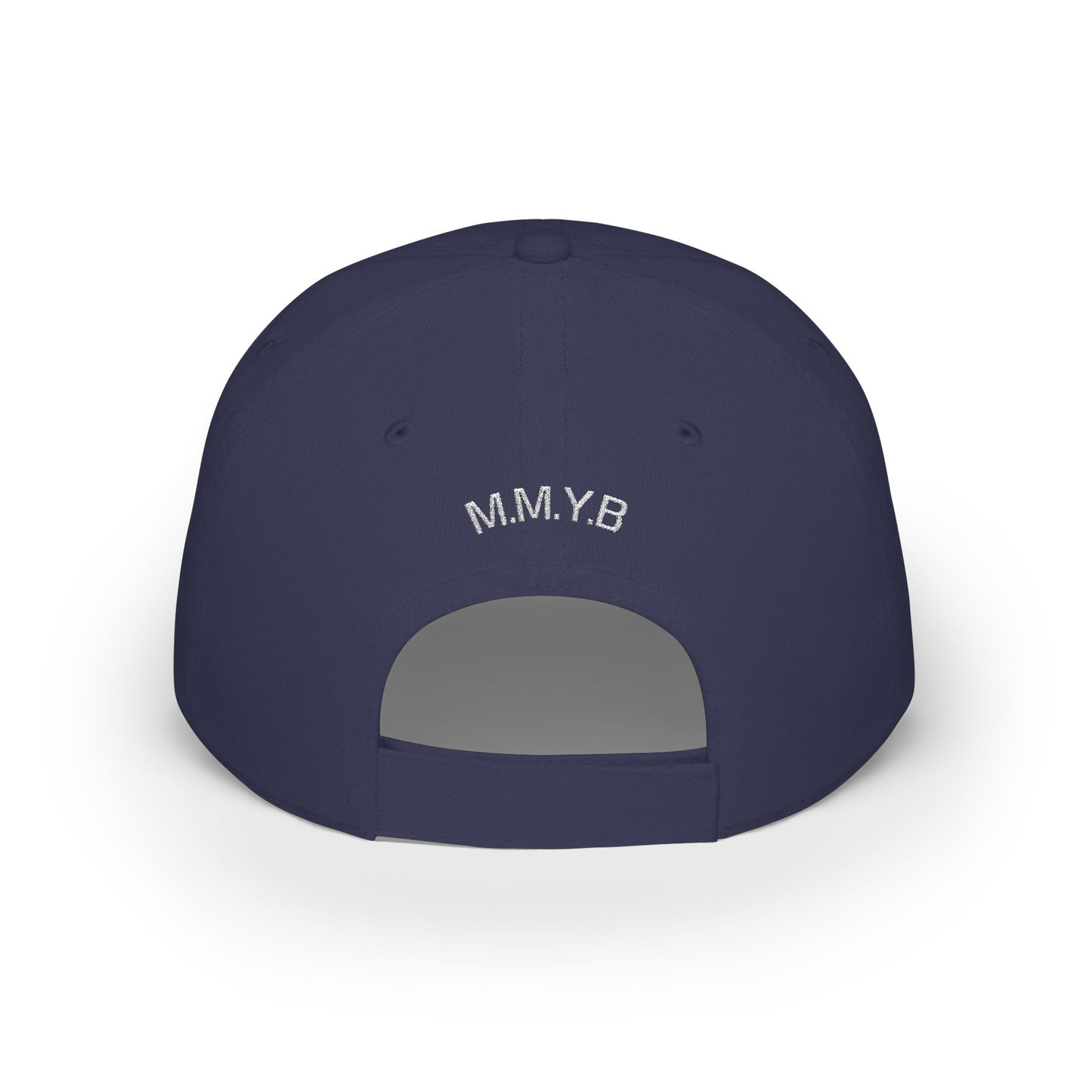 Low Profile Baseball Cap — "Man Mind Yo' Business" Embroidered Red Hat