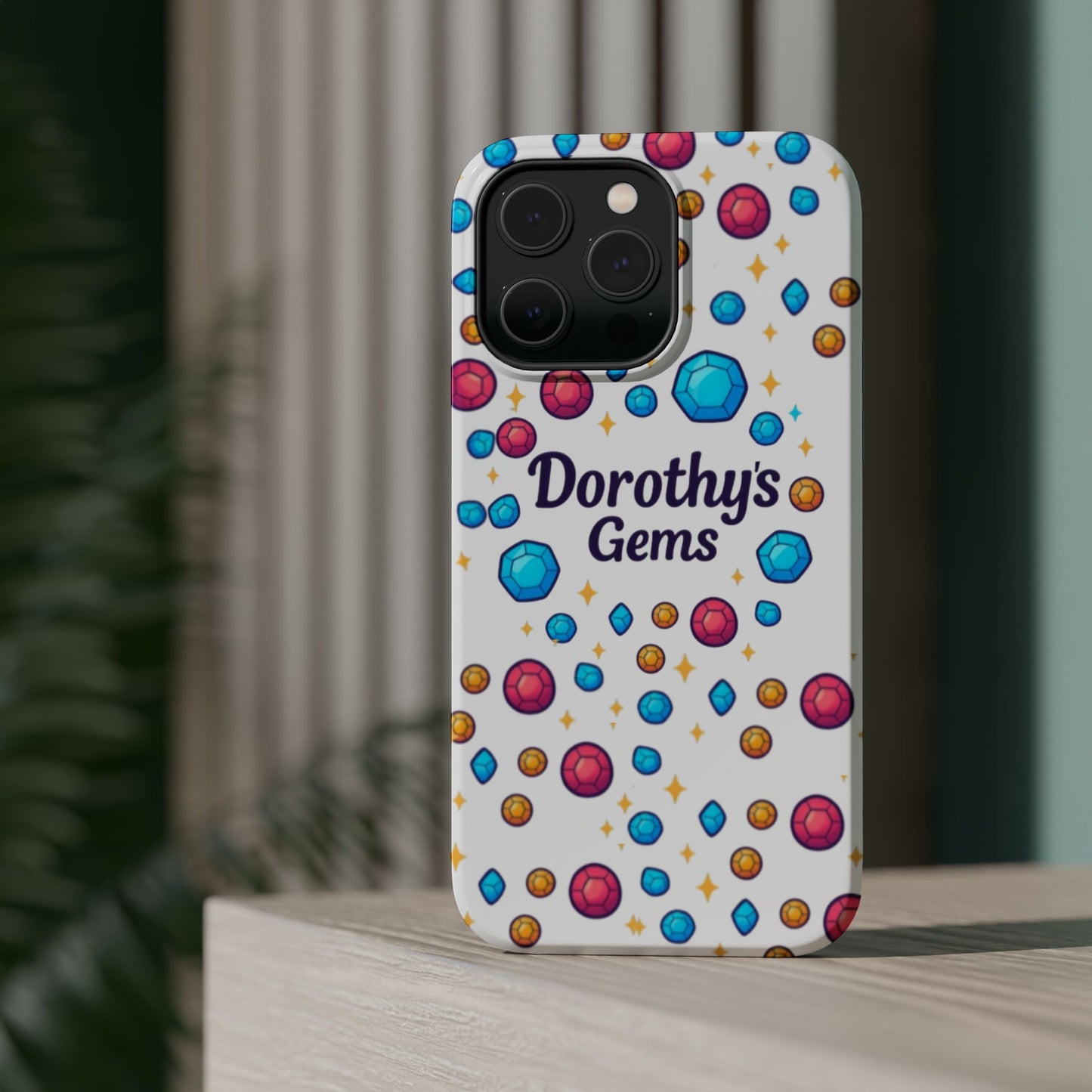 "Dorothy's Gems" Magnetic Impact-Resistant Case