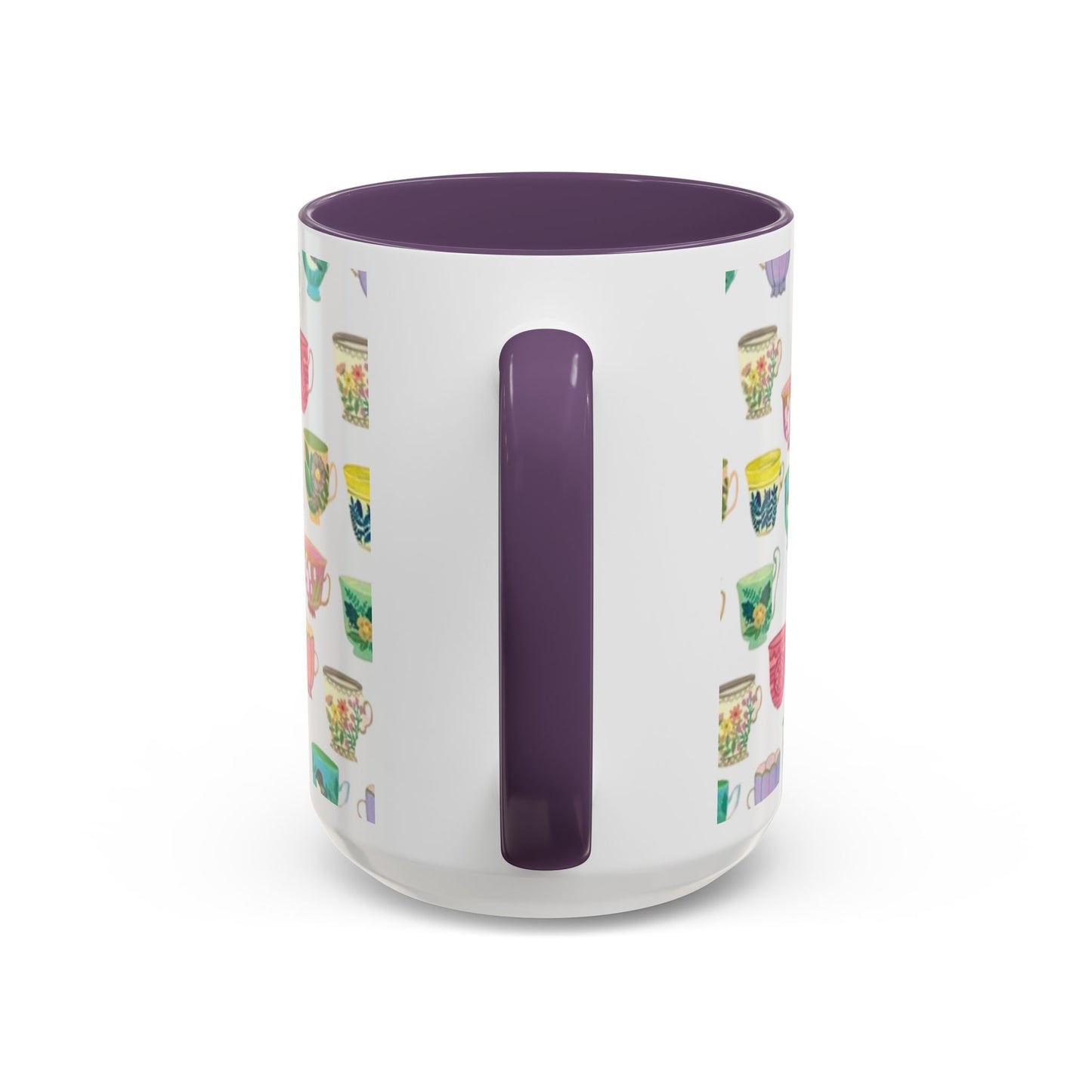 Accent Coffee Mug — "Sometimes You Need to Be Okay with Not Being Everyone's Cup of Tea" Floral Teacup Pattern