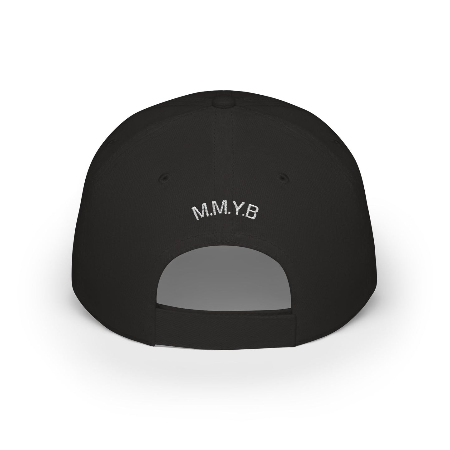 Low Profile Baseball Cap — "Man Mind Yo' Business" Embroidered Red Hat