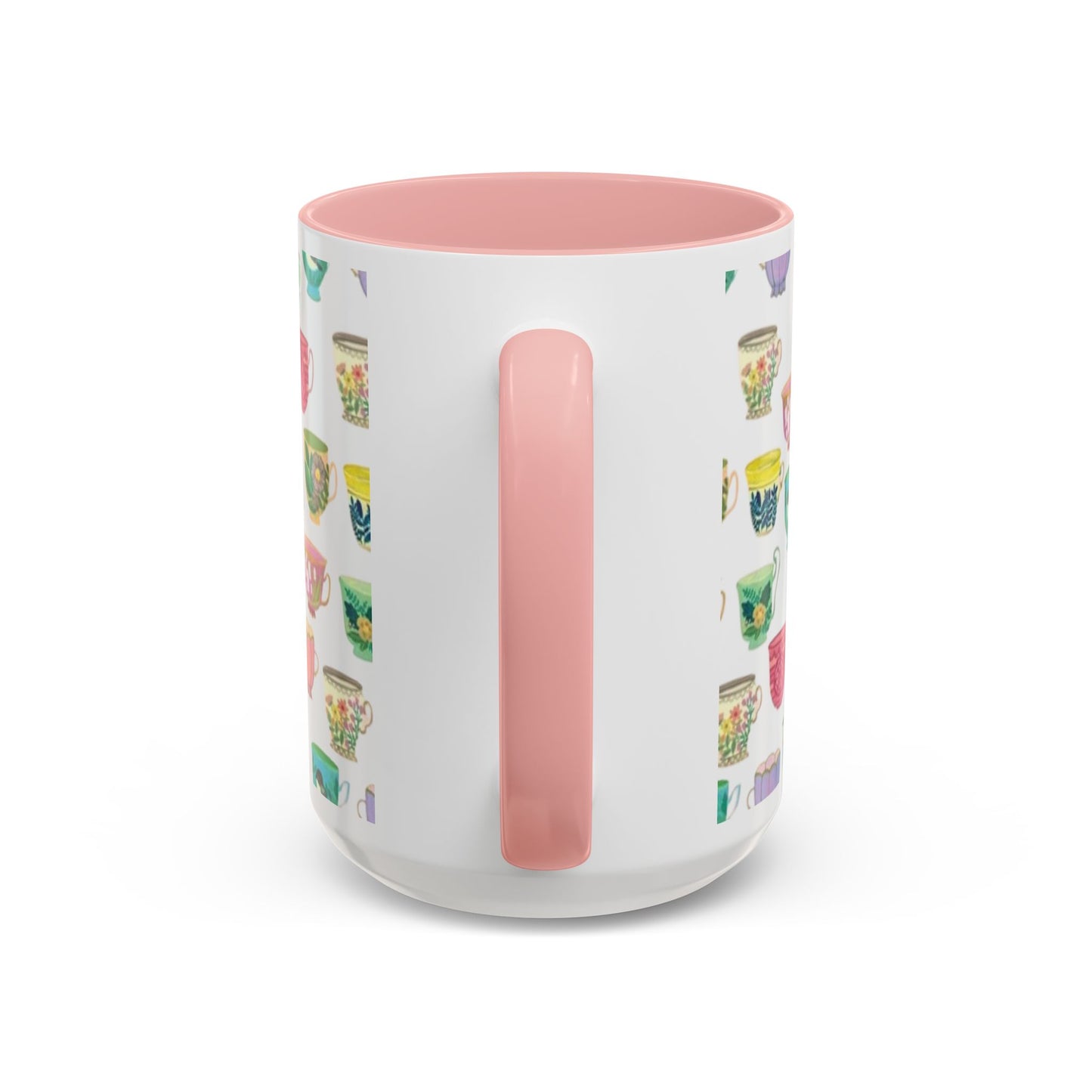 Accent Coffee Mug — "Sometimes You Need to Be Okay with Not Being Everyone's Cup of Tea" Floral Teacup Pattern