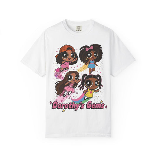 Dorothy's Gems T-Shirt — Cute Diverse Girl Squad Graphic Tee