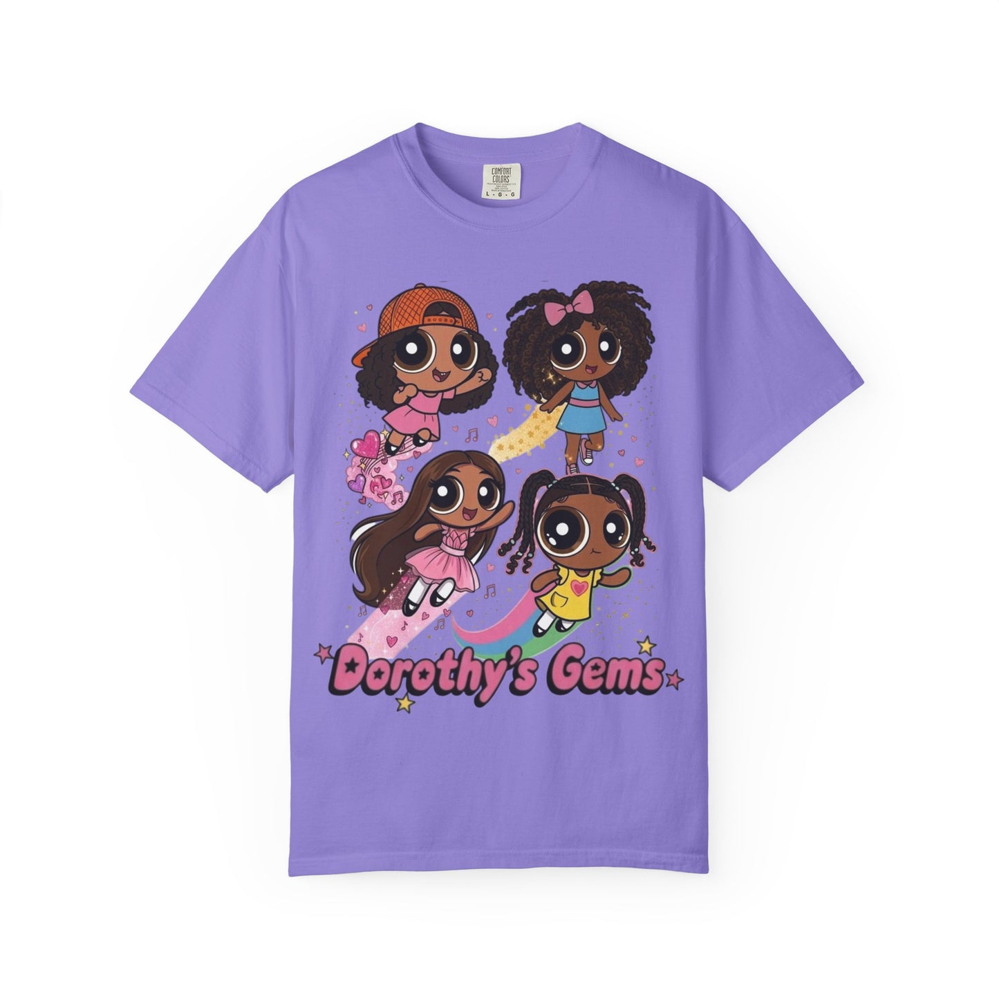 Dorothy's Gems T-Shirt — Cute Diverse Girl Squad Graphic Tee
