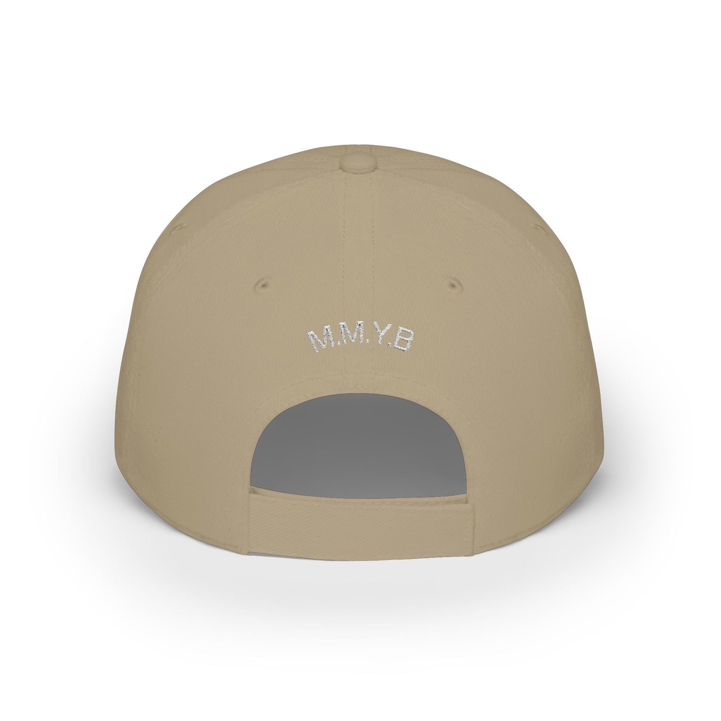 Low Profile Baseball Cap — "Man Mind Yo' Business" Embroidered Red Hat
