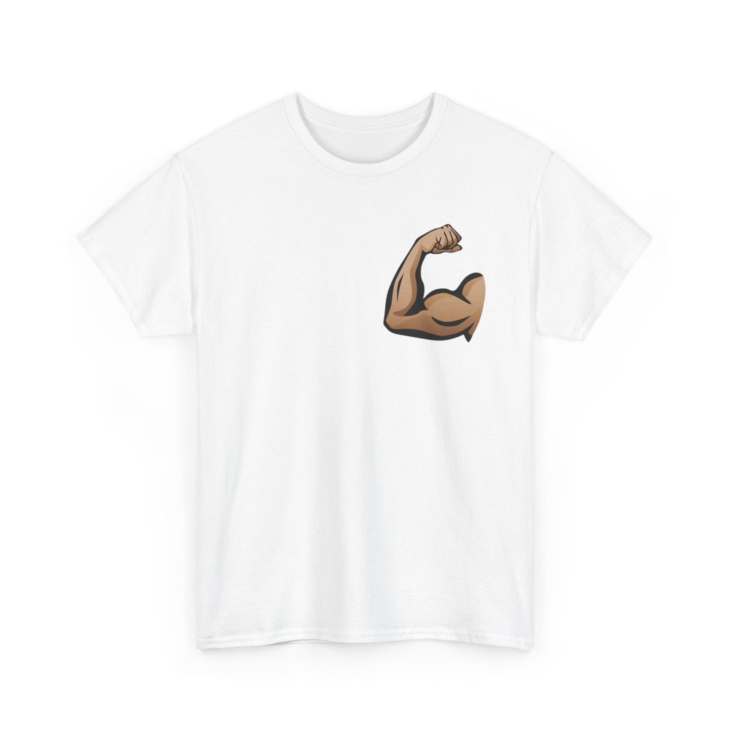 Built Different graphic tee | Flexing Arm Muscle T-Shirt