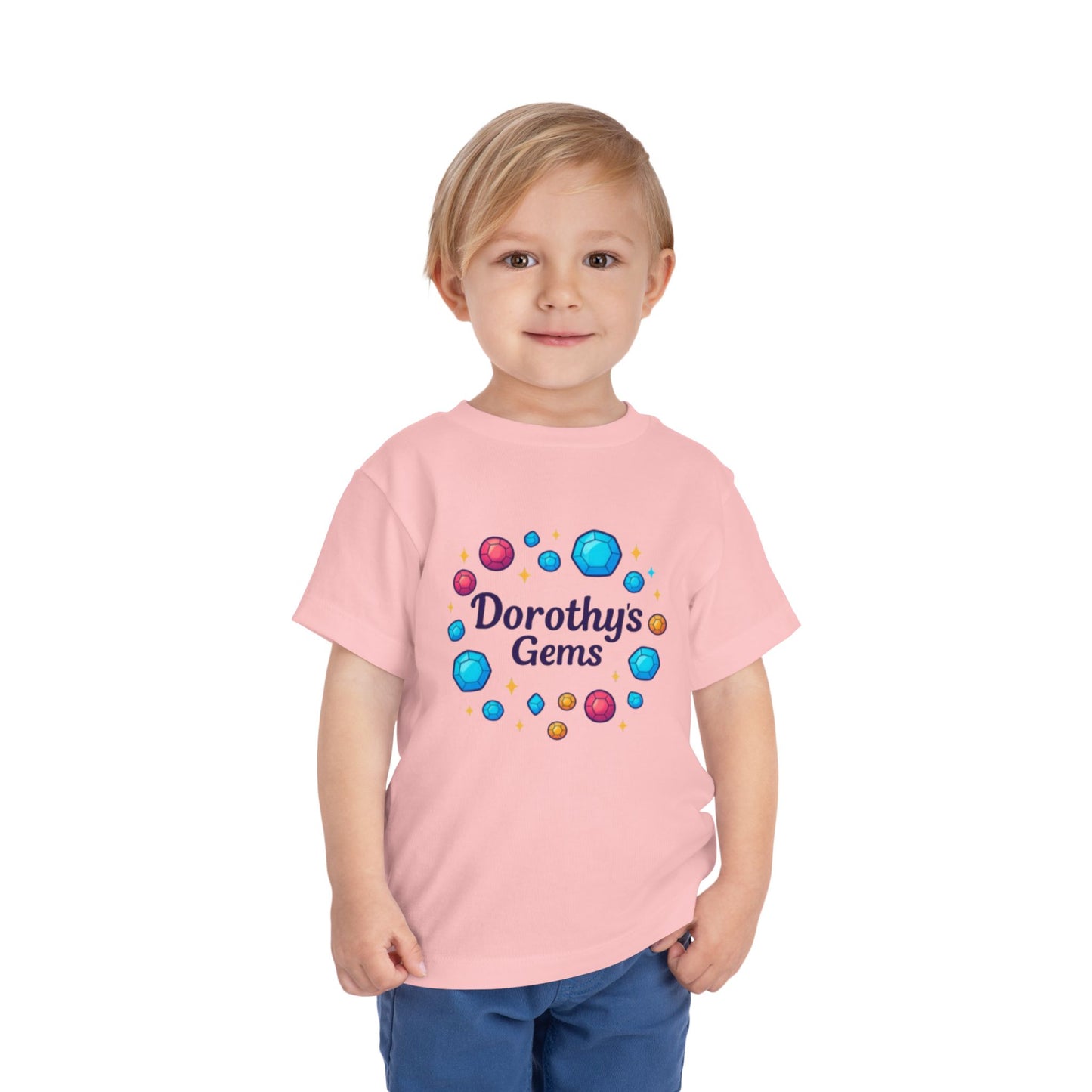 Dorothy's Gems Toddler Tee — Colorful Gemstone Kids Shirt