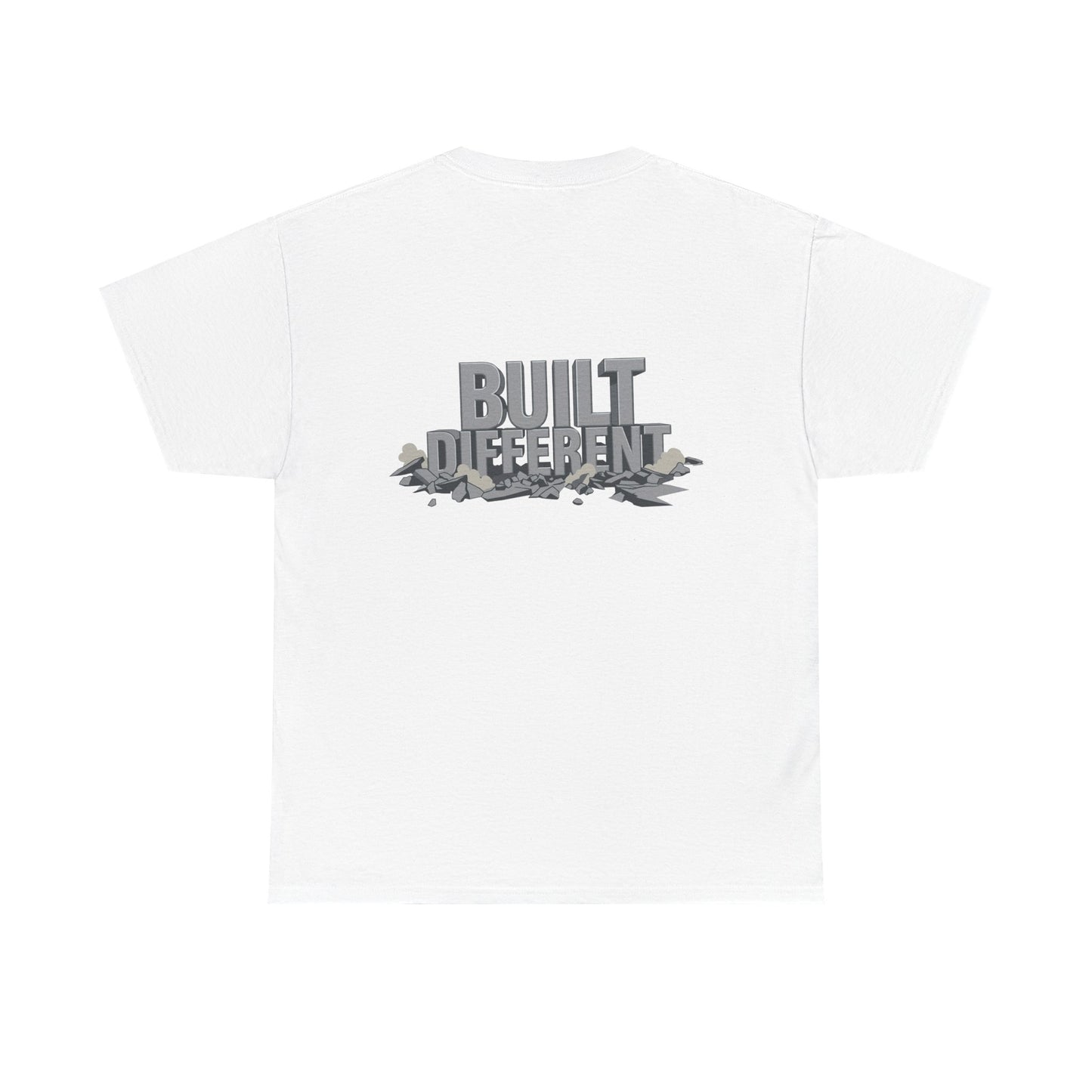 Built Different graphic tee | Flexing Arm Muscle T-Shirt