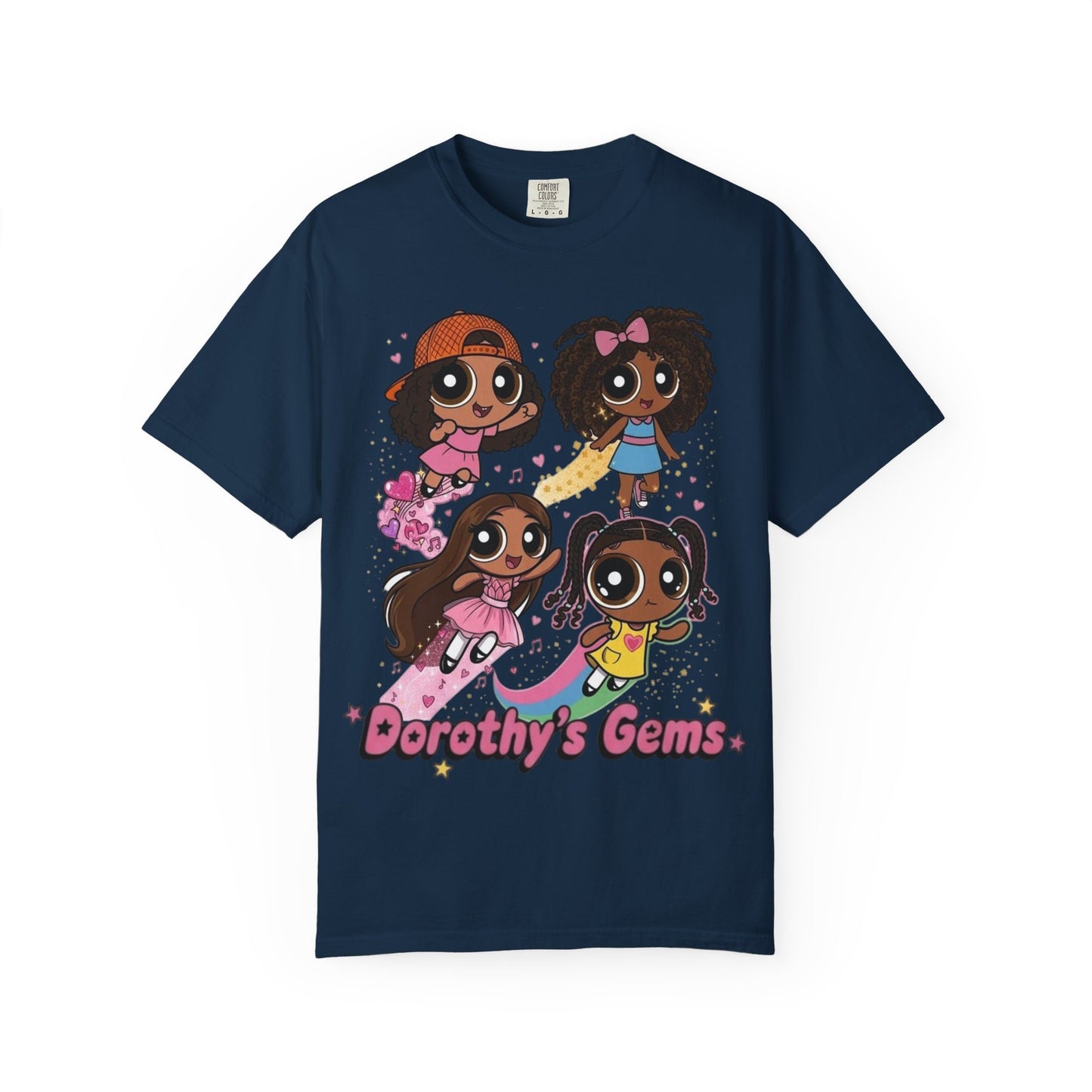 Dorothy's Gems T-Shirt — Cute Diverse Girl Squad Graphic Tee