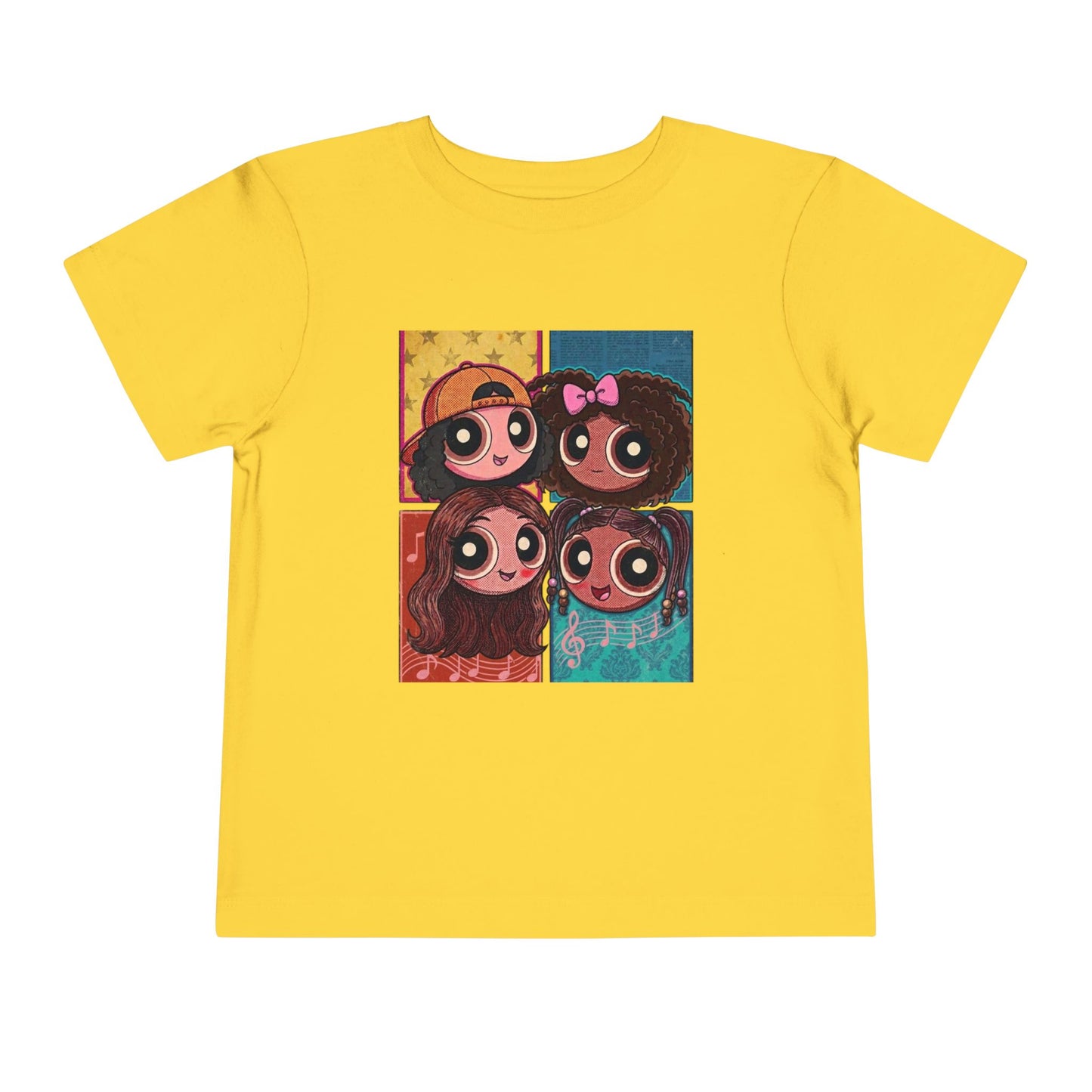 "Dorothy's Gems" Toddler Tee — Colorful Cartoon Squad Graphic