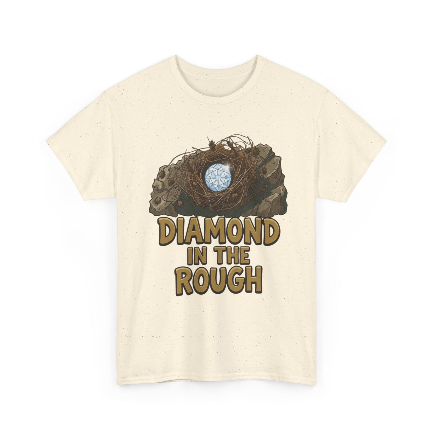 Diamond in the Rough Graphic Tee — Inspirational Nest & Gem Design