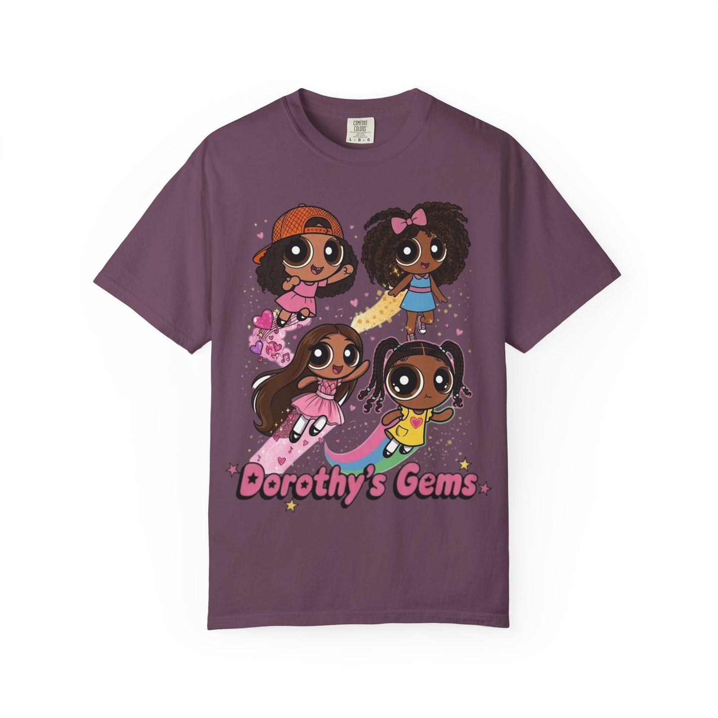 Dorothy's Gems T-Shirt — Cute Diverse Girl Squad Graphic Tee