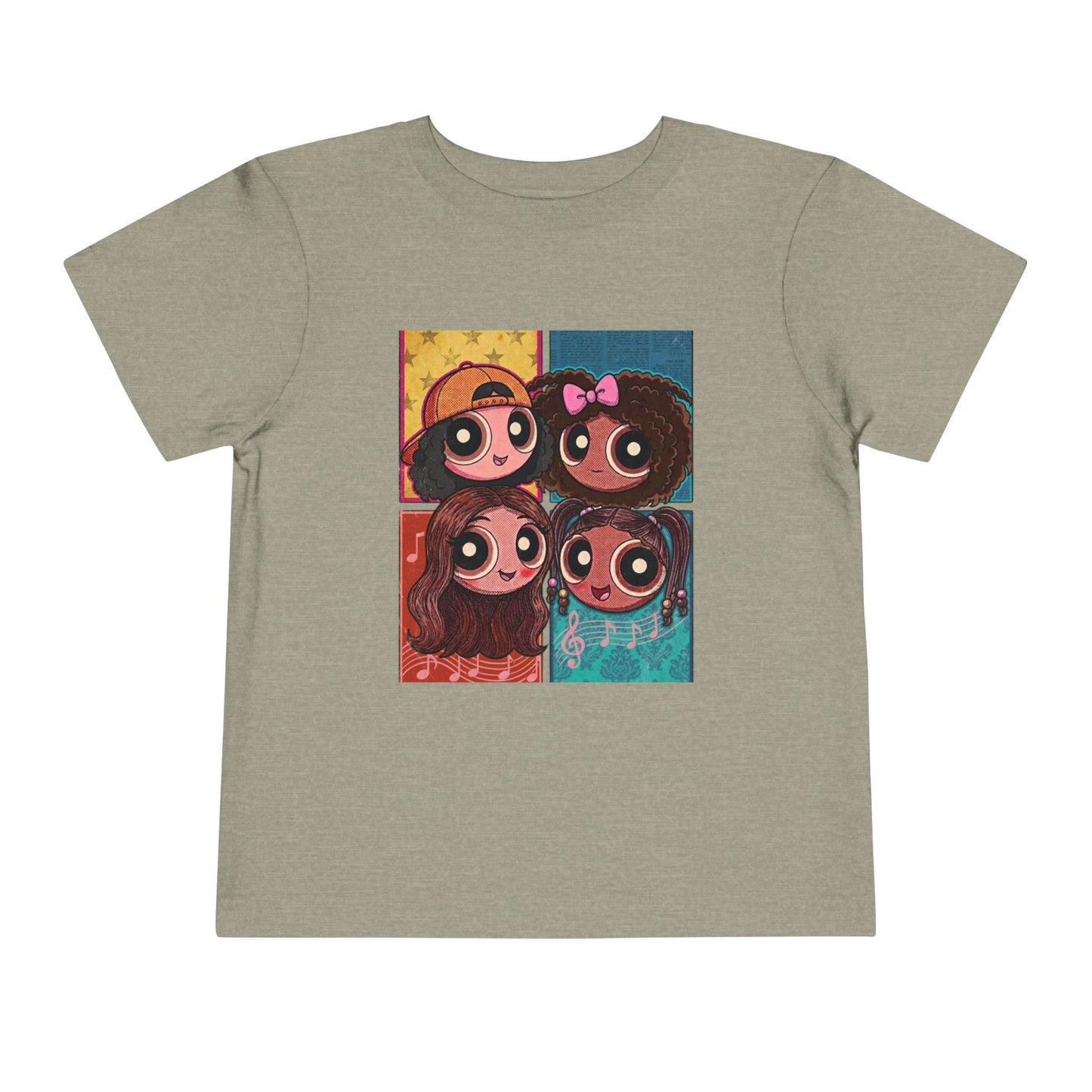 "Dorothy's Gems" Toddler Tee — Colorful Cartoon Squad Graphic