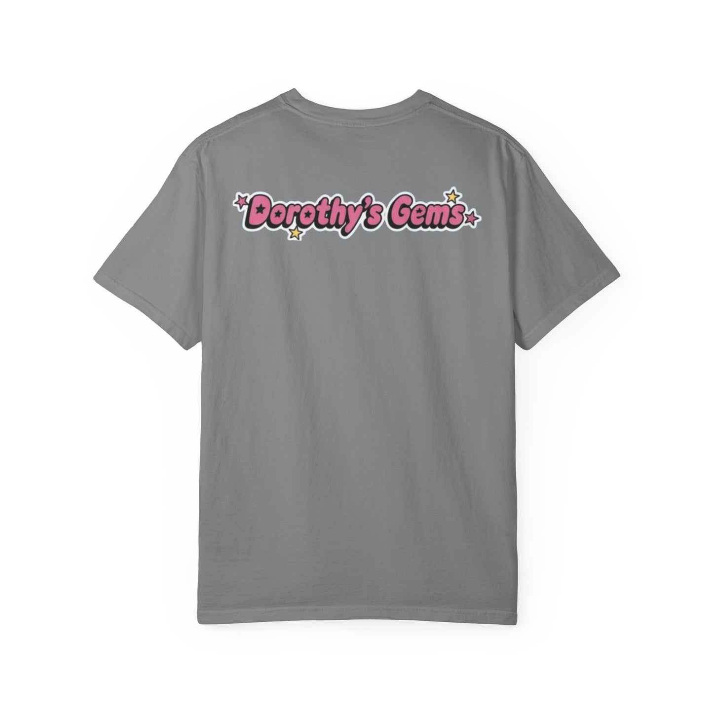 Dorothy’s Gems Crewneck T-Shirt — Cute Cartoon Girl Group with Colorful Gems