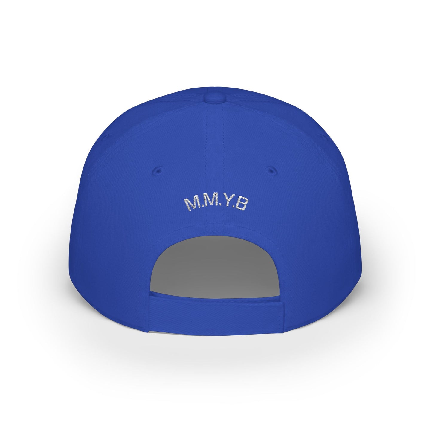 Low Profile Baseball Cap — "Man Mind Yo' Business" Embroidered Red Hat