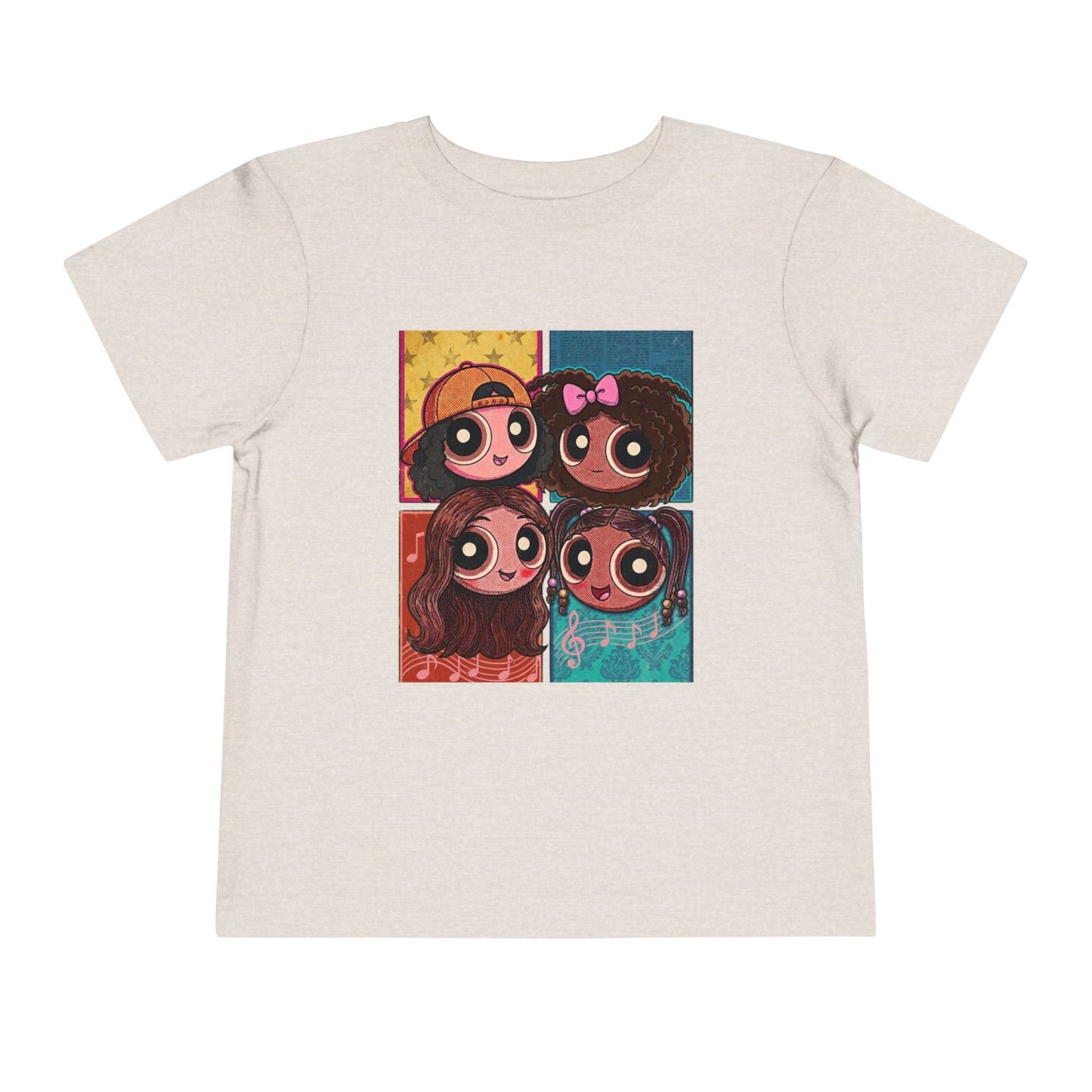 "Dorothy's Gems" Toddler Tee — Colorful Cartoon Squad Graphic