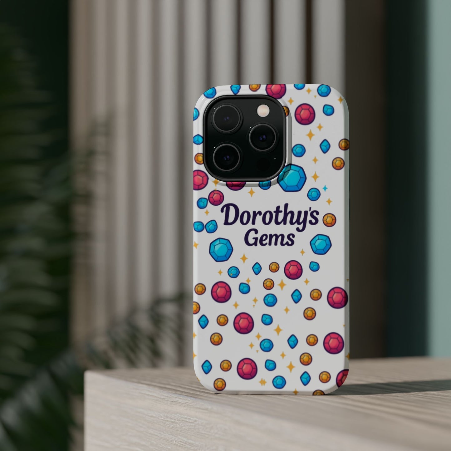 "Dorothy's Gems" Magnetic Impact-Resistant Case