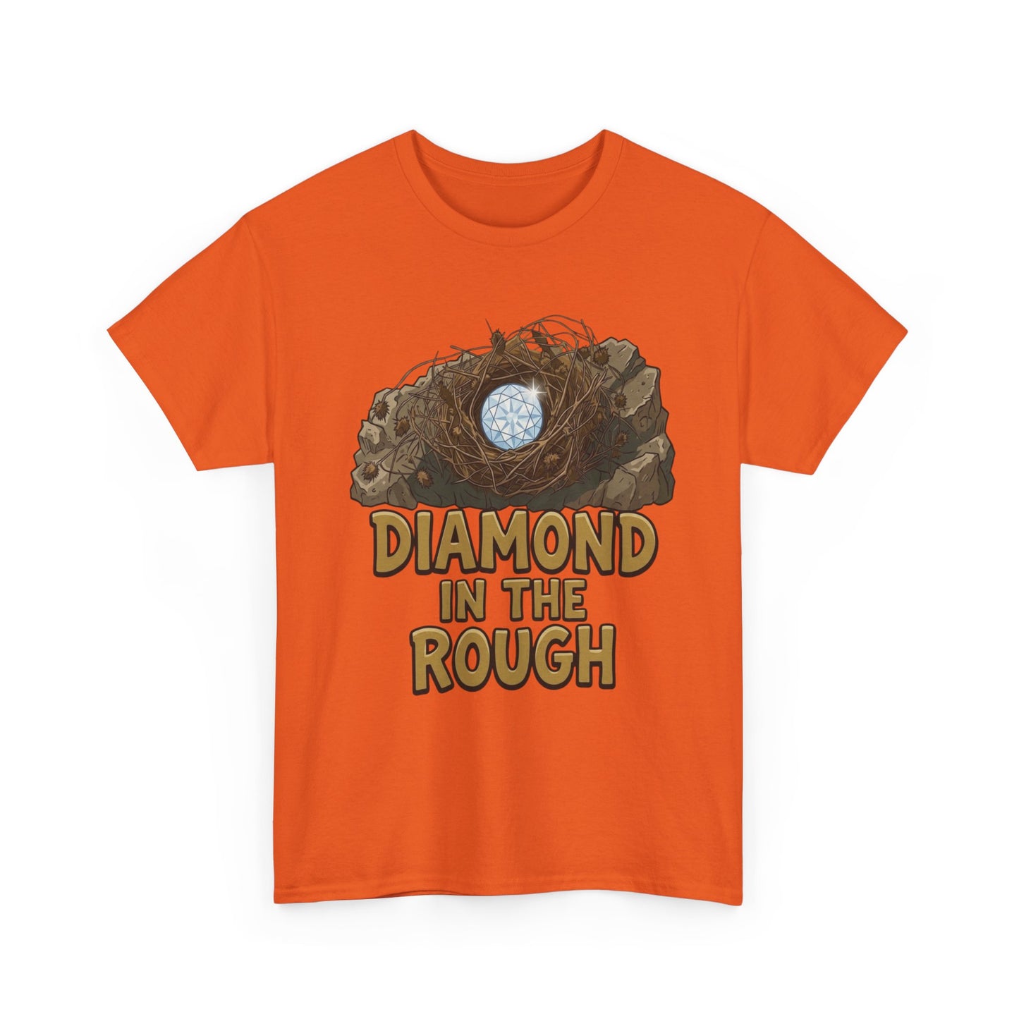 Diamond in the Rough Graphic Tee — Inspirational Nest & Gem Design