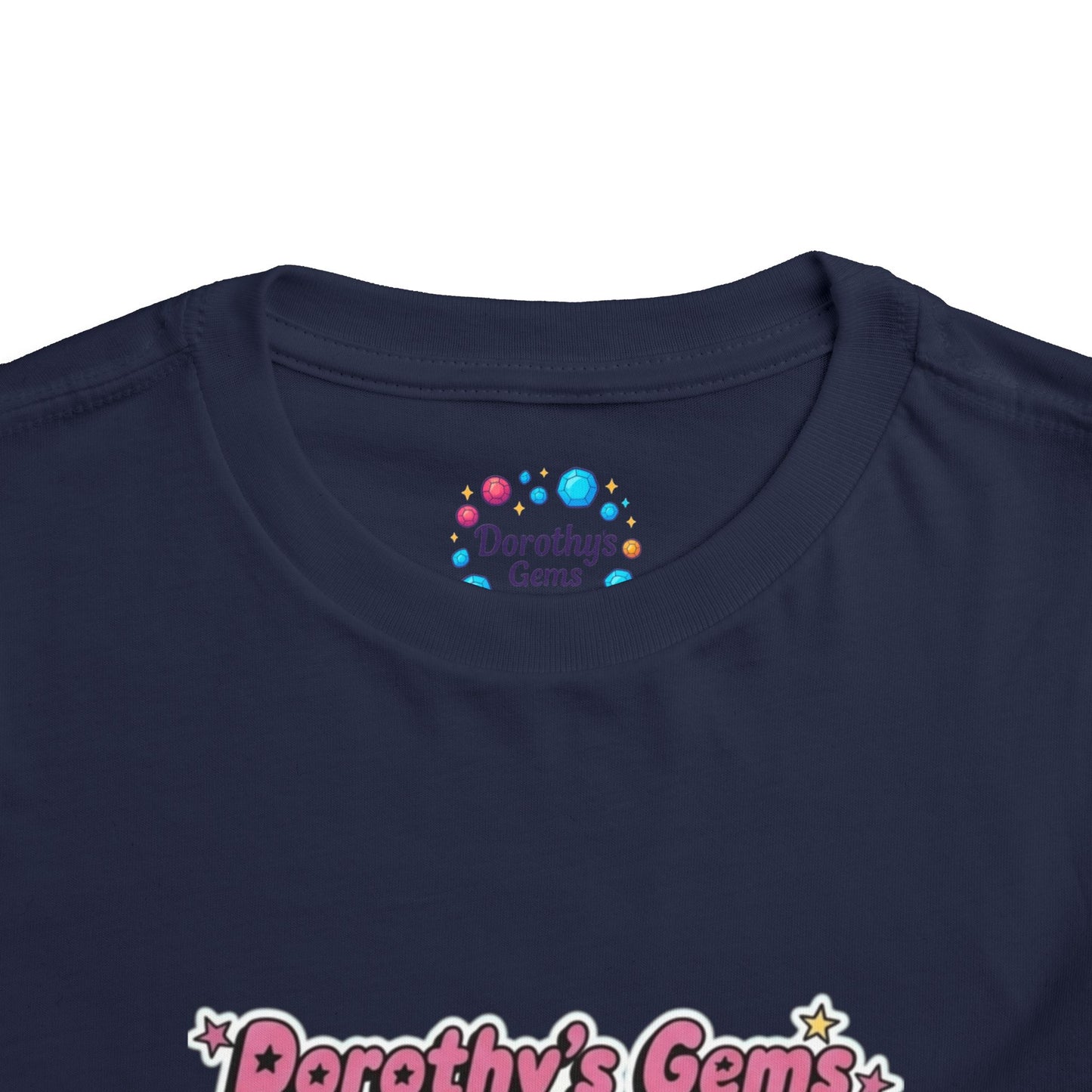 "Dorothy's Gems" Toddler Tee — Colorful Cartoon Squad Graphic