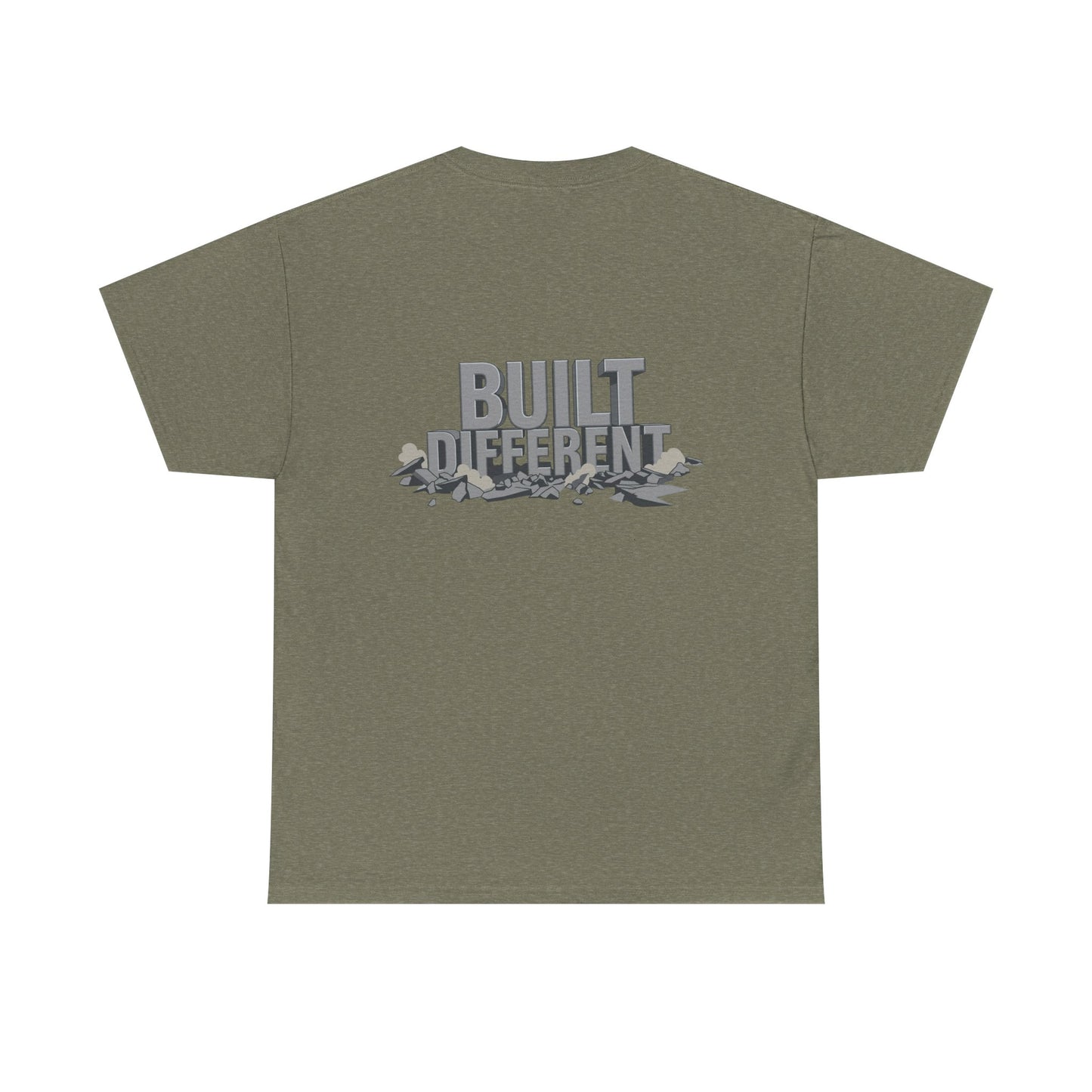 Built Different graphic tee | Flexing Arm Muscle T-Shirt