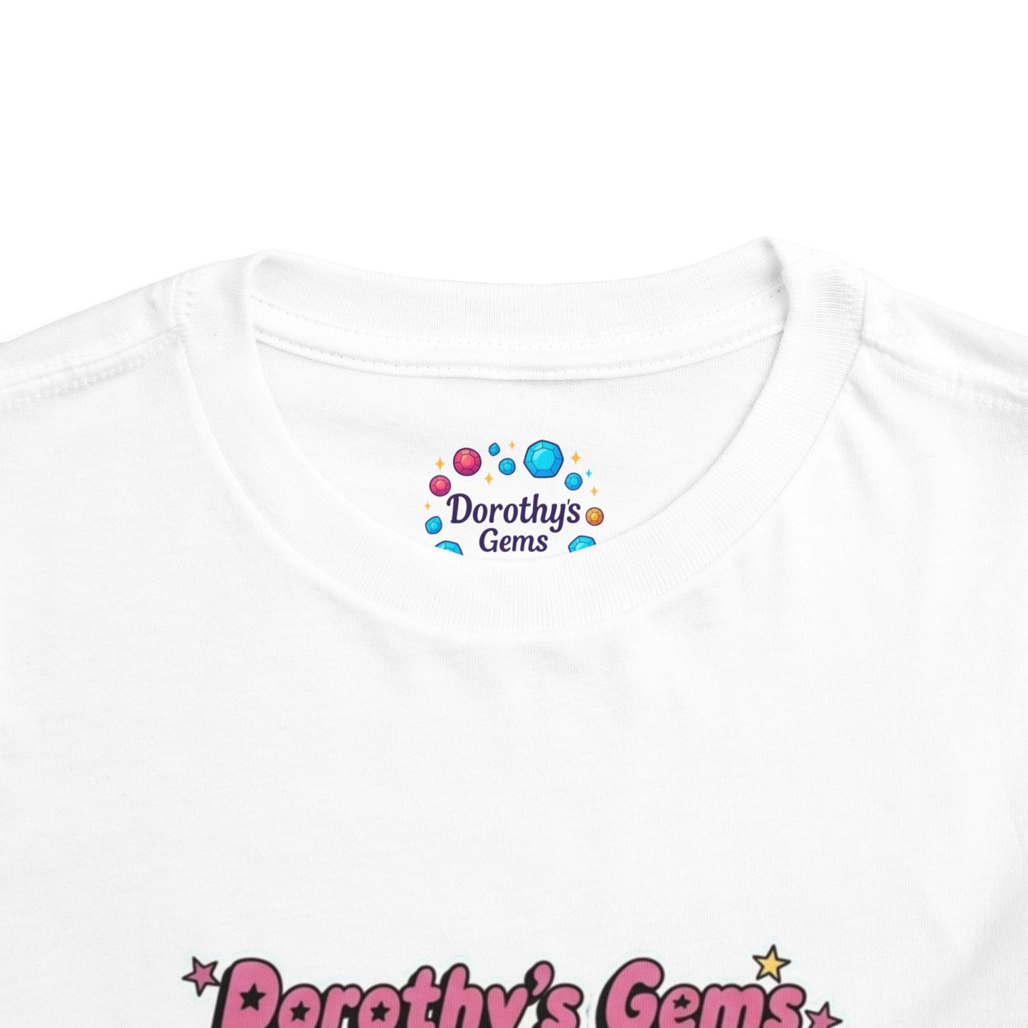 "Dorothy's Gems" Toddler Tee — Colorful Cartoon Squad Graphic