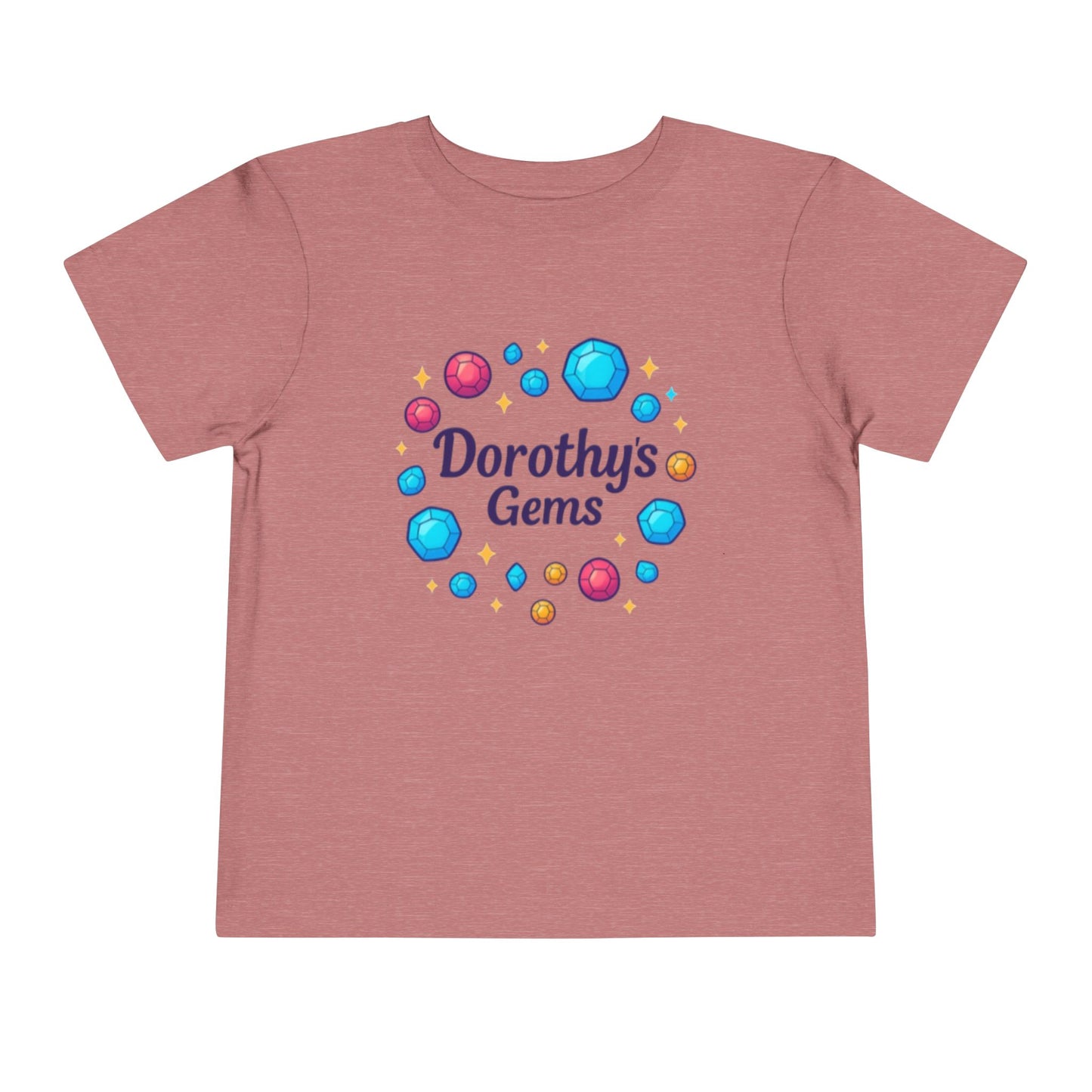 Dorothy's Gems Toddler Tee — Colorful Gemstone Kids Shirt