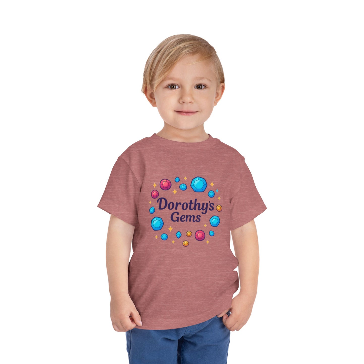 Dorothy's Gems Toddler Tee — Colorful Gemstone Kids Shirt