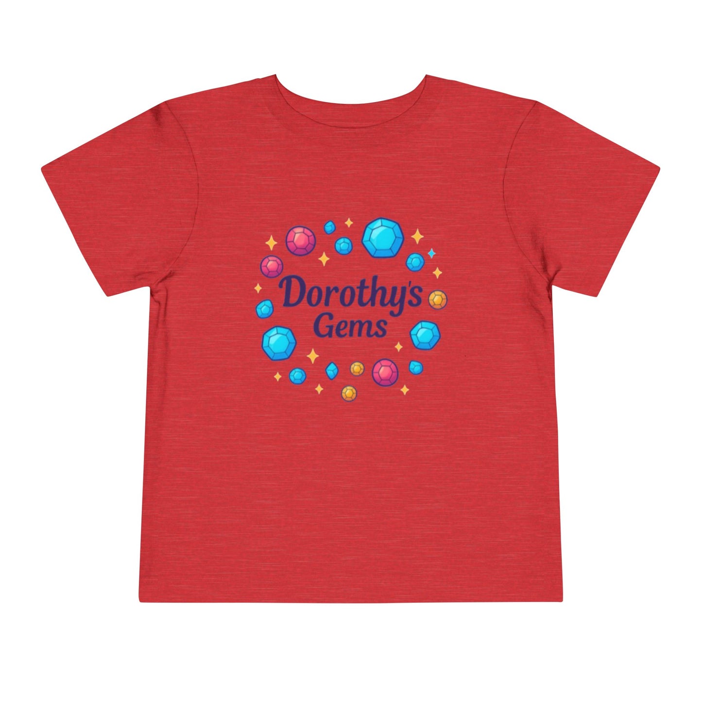 Dorothy's Gems Toddler Tee — Colorful Gemstone Kids Shirt