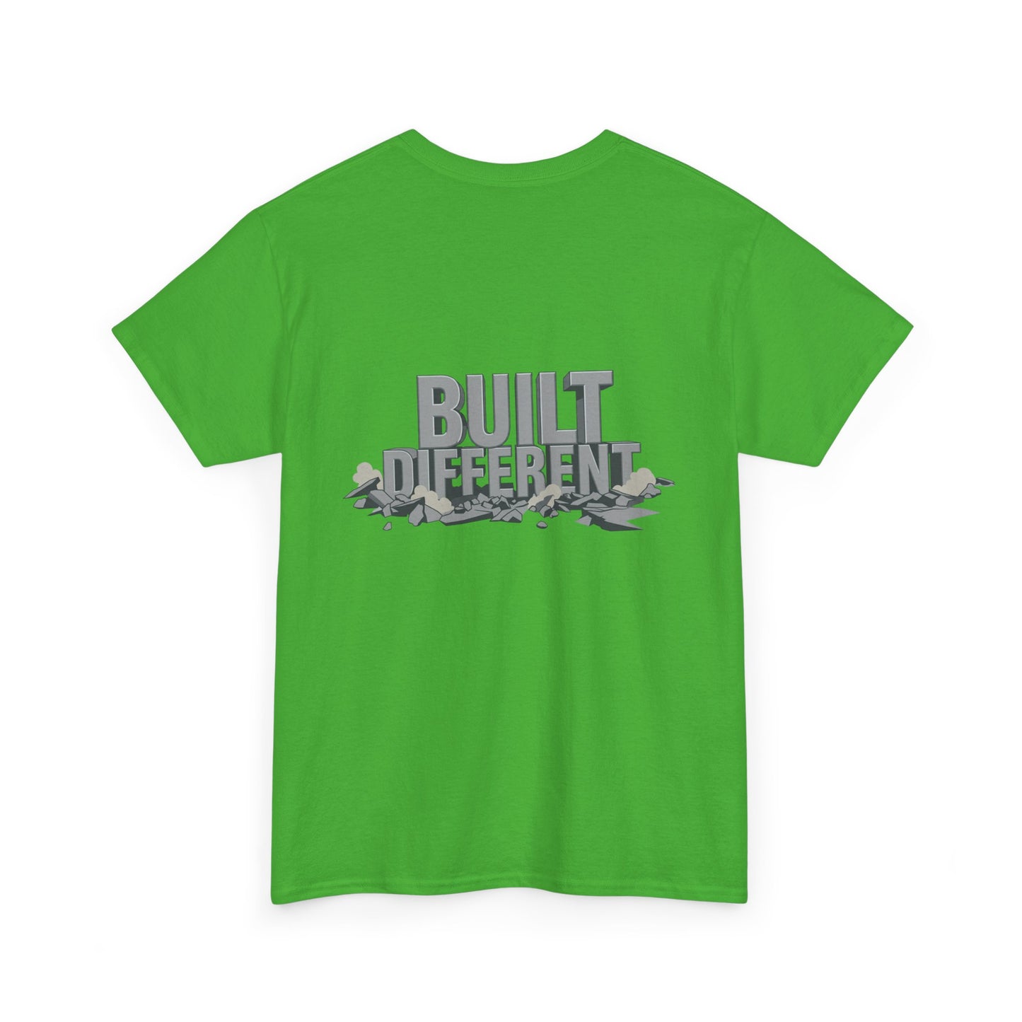 Built Different graphic tee | Flexing Arm Muscle T-Shirt