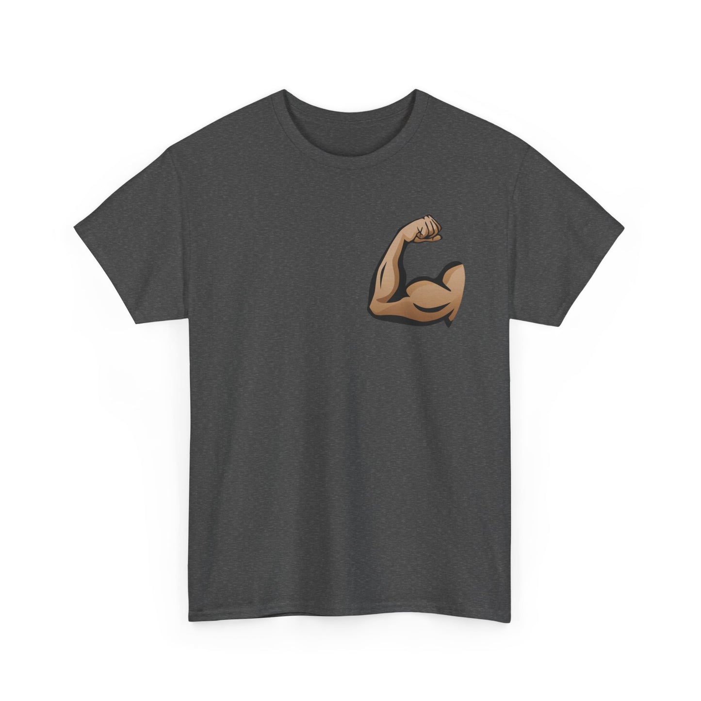 Built Different graphic tee | Flexing Arm Muscle T-Shirt