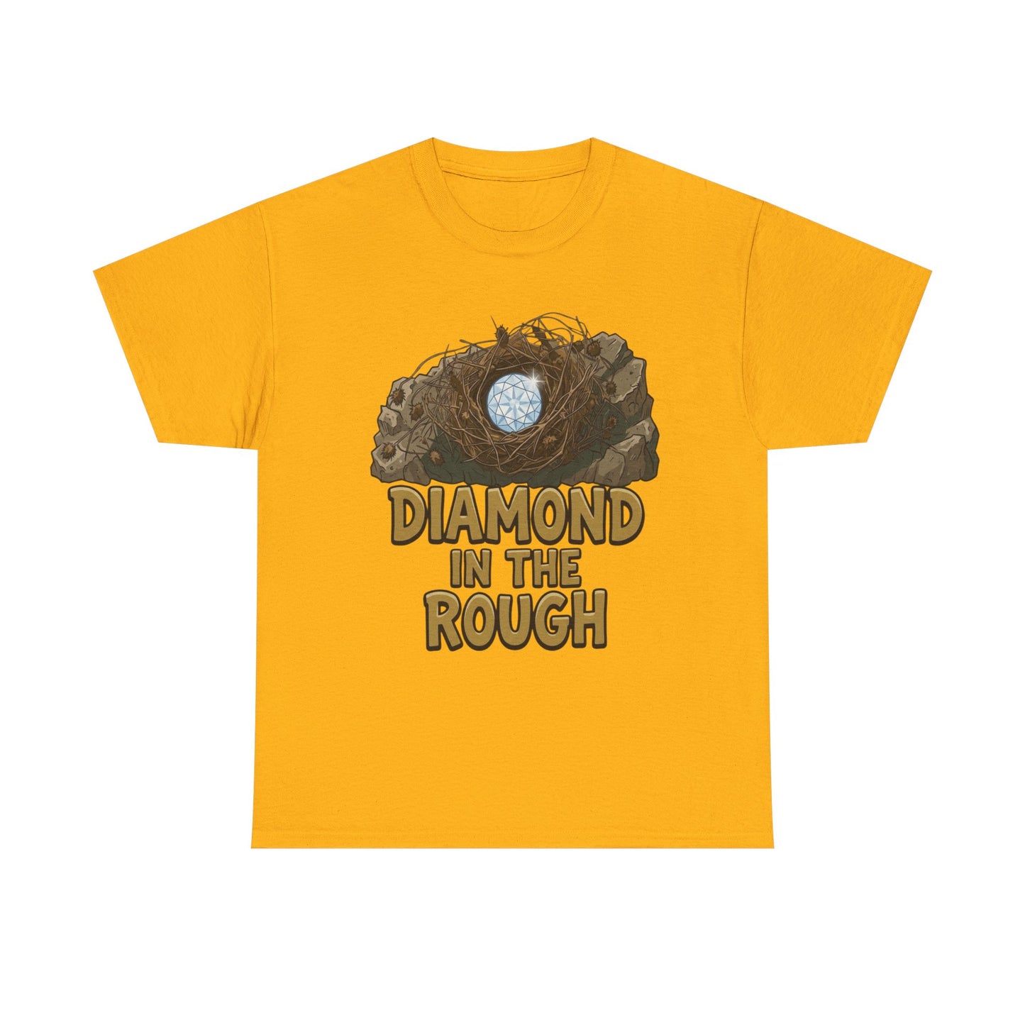 Diamond in the Rough Graphic Tee — Inspirational Nest & Gem Design