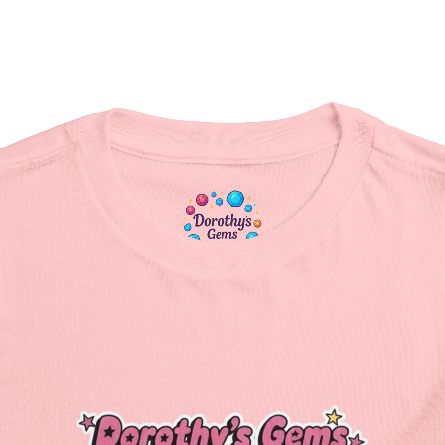 "Dorothy's Gems" Toddler Tee — Colorful Cartoon Squad Graphic