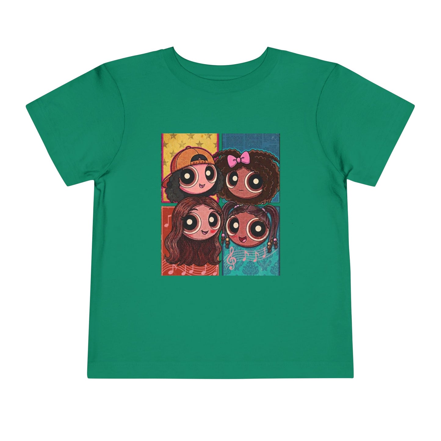 "Dorothy's Gems" Toddler Tee — Colorful Cartoon Squad Graphic