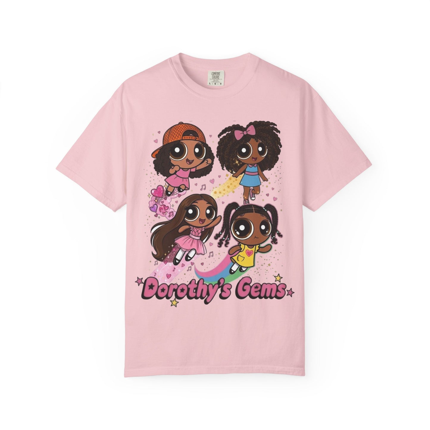 Dorothy's Gems T-Shirt — Cute Diverse Girl Squad Graphic Tee