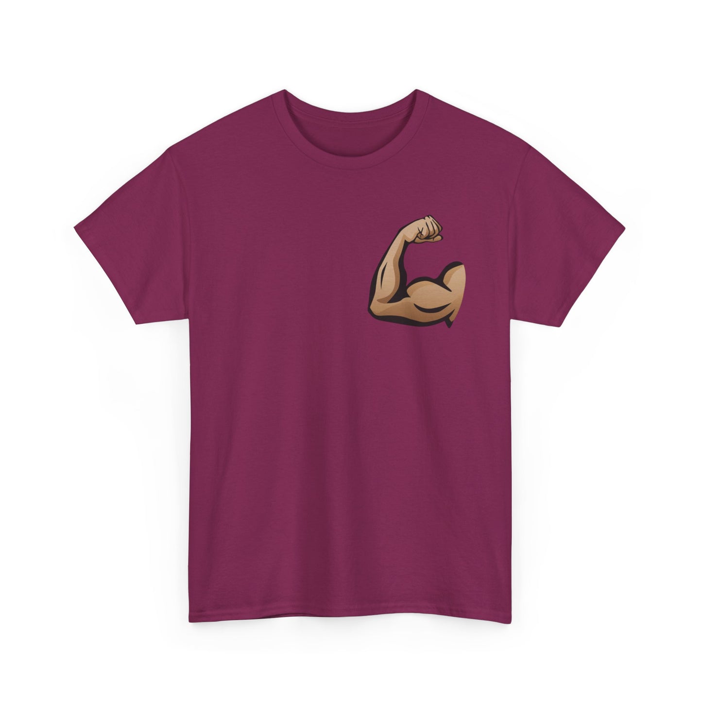 Built Different graphic tee | Flexing Arm Muscle T-Shirt