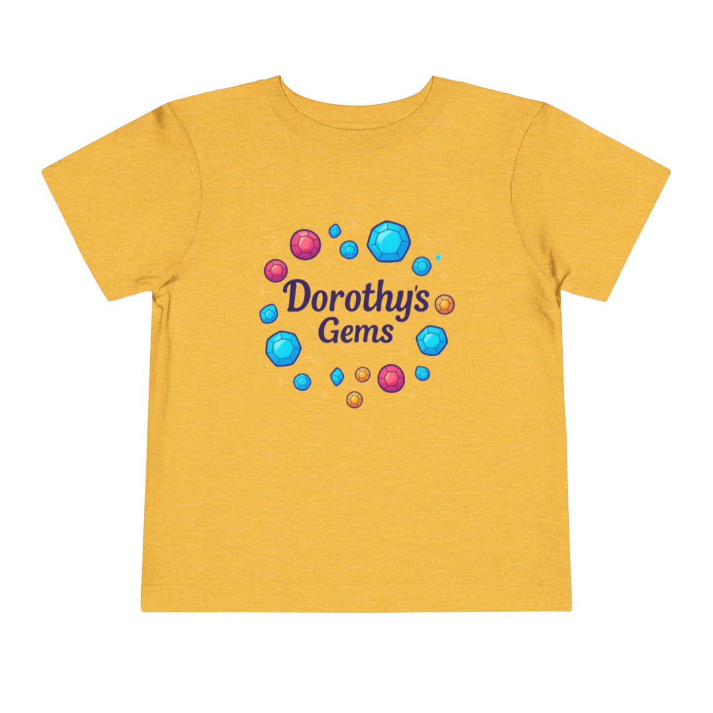 Dorothy's Gems Toddler Tee — Colorful Gemstone Kids Shirt