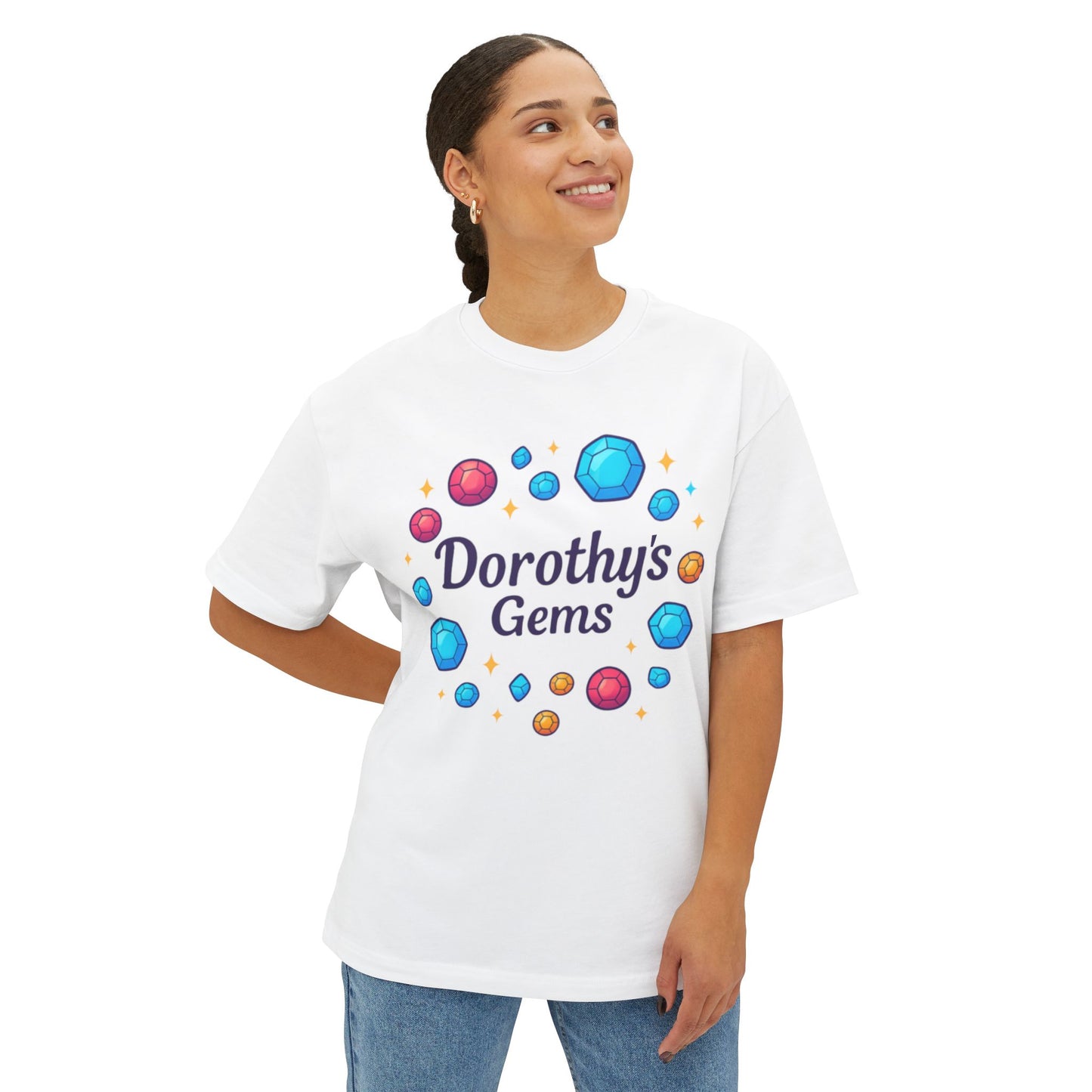 Dorothy's Gems Tee — Colorful Gemstone Logo T-Shirt