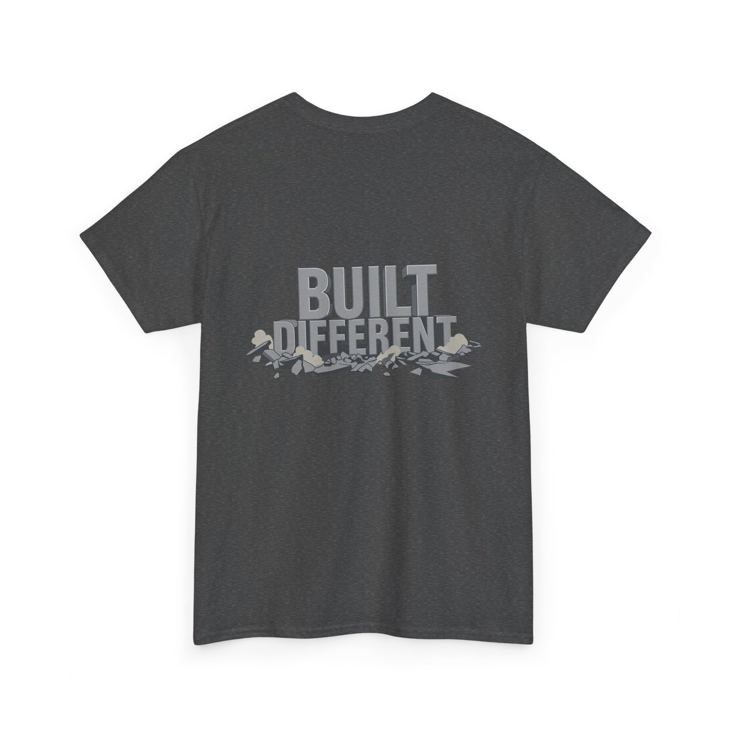 Built Different graphic tee | Flexing Arm Muscle T-Shirt