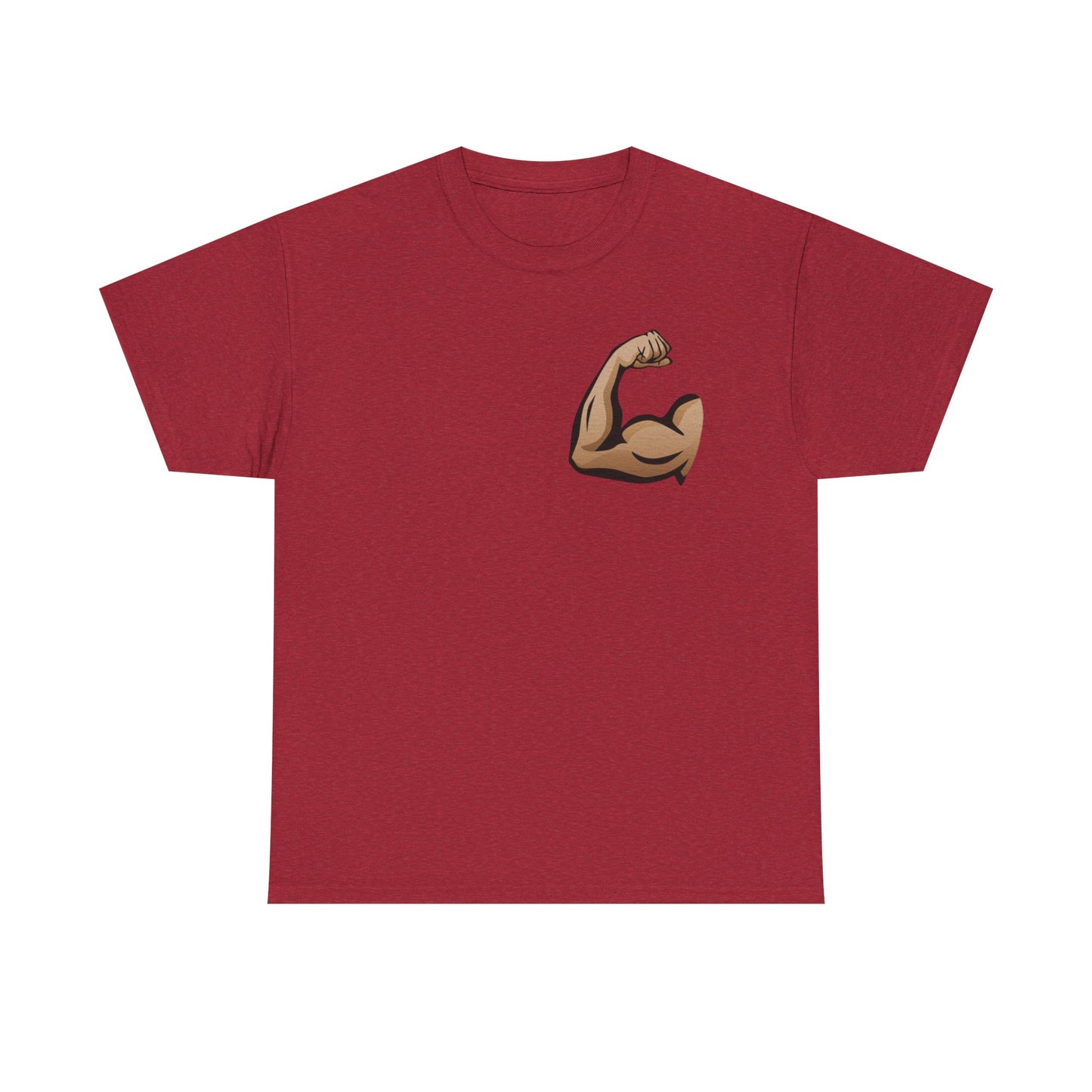 Built Different graphic tee | Flexing Arm Muscle T-Shirt