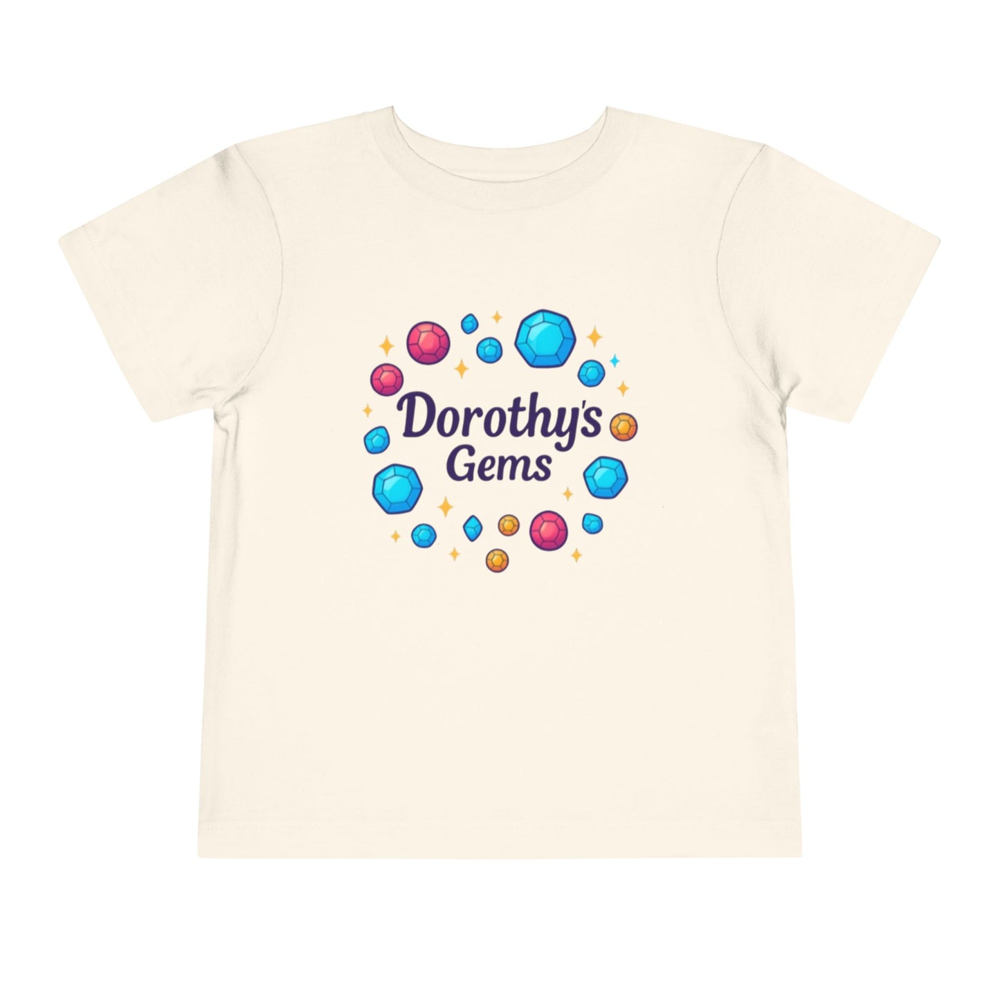 Dorothy's Gems Toddler Tee — Colorful Gemstone Kids Shirt
