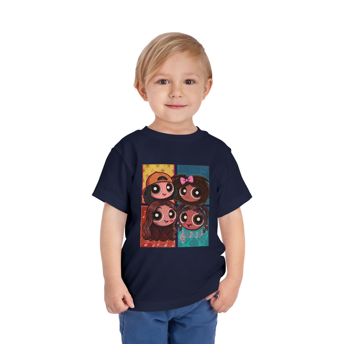 "Dorothy's Gems" Toddler Tee — Colorful Cartoon Squad Graphic