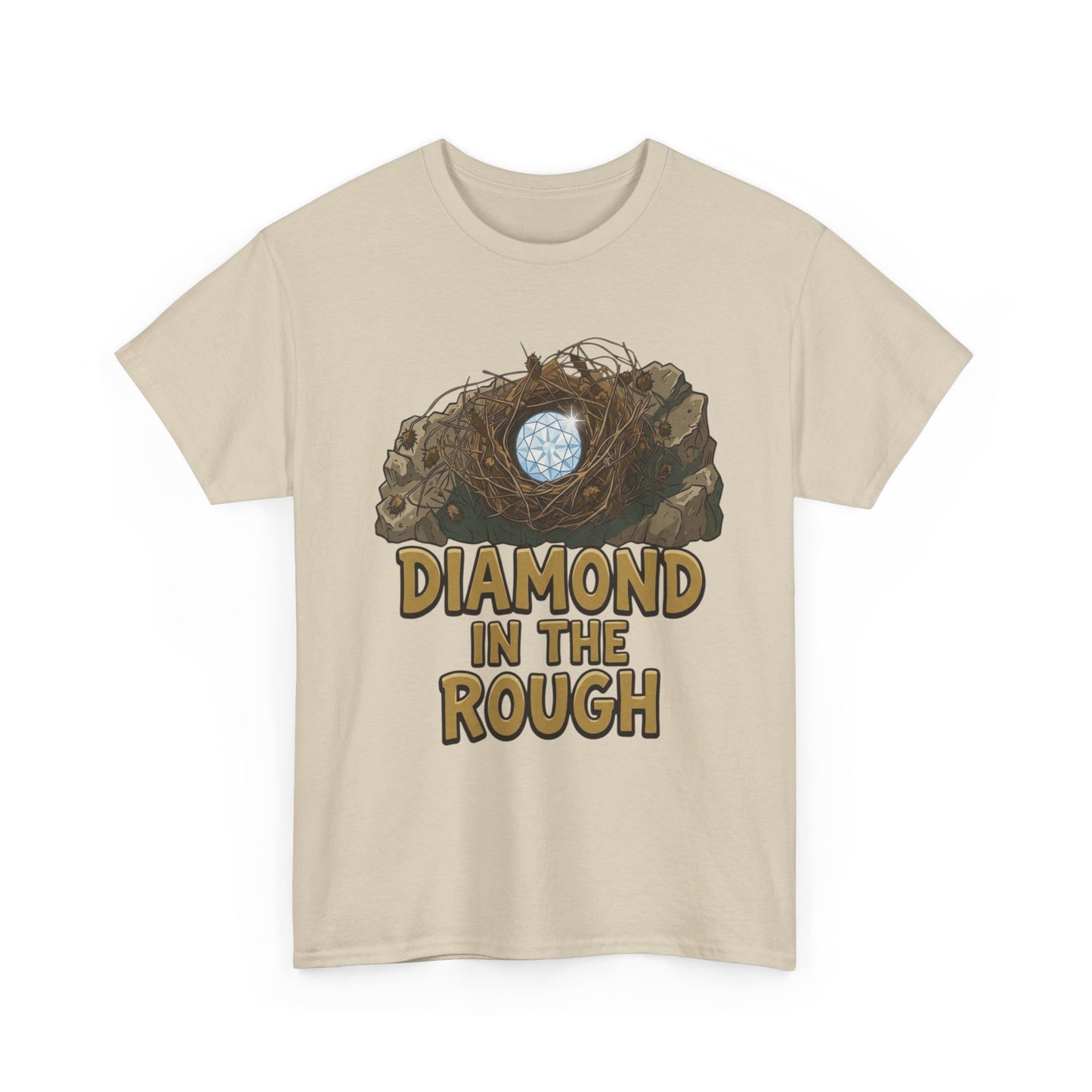 Diamond in the Rough Graphic Tee — Inspirational Nest & Gem Design
