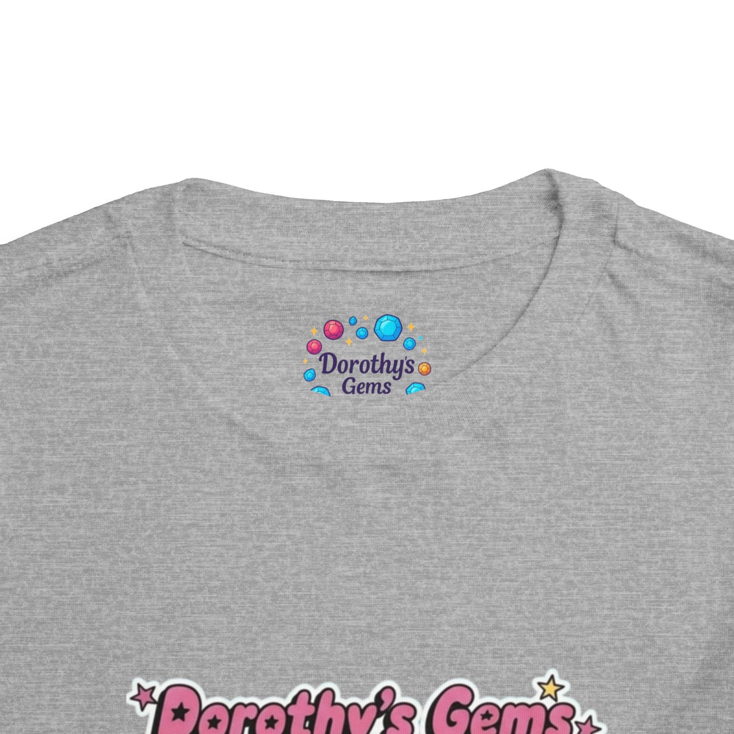 "Dorothy's Gems" Toddler Tee — Colorful Cartoon Squad Graphic