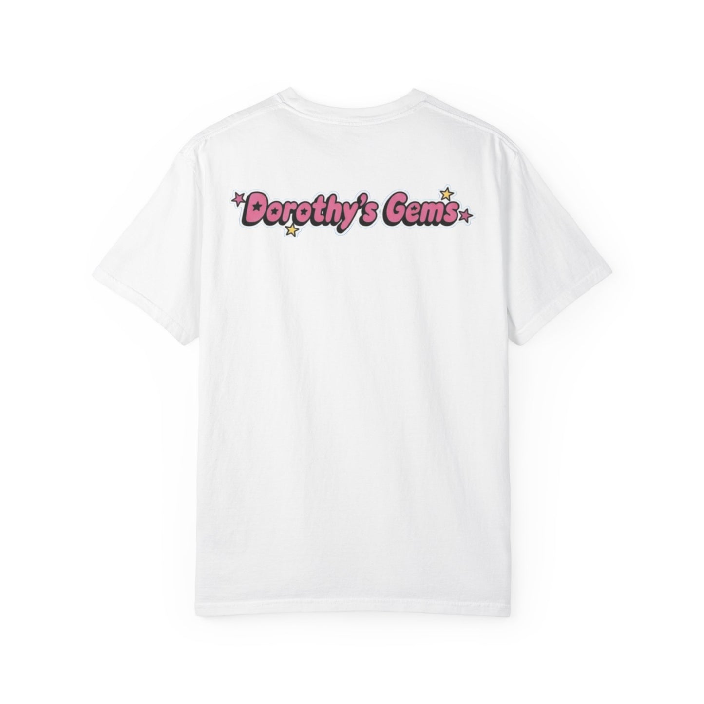 Dorothy’s Gems Crewneck T-Shirt — Cute Cartoon Girl Group with Colorful Gems