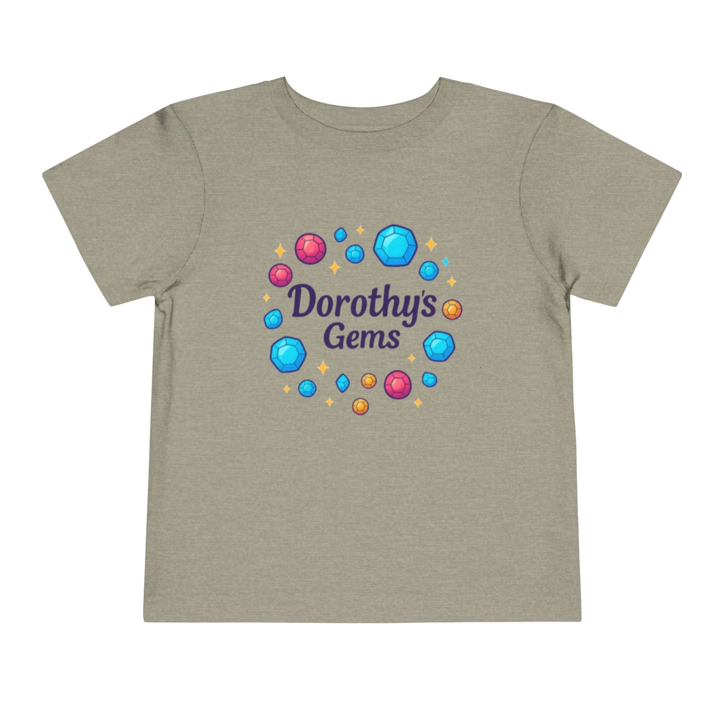 Dorothy's Gems Toddler Tee — Colorful Gemstone Kids Shirt