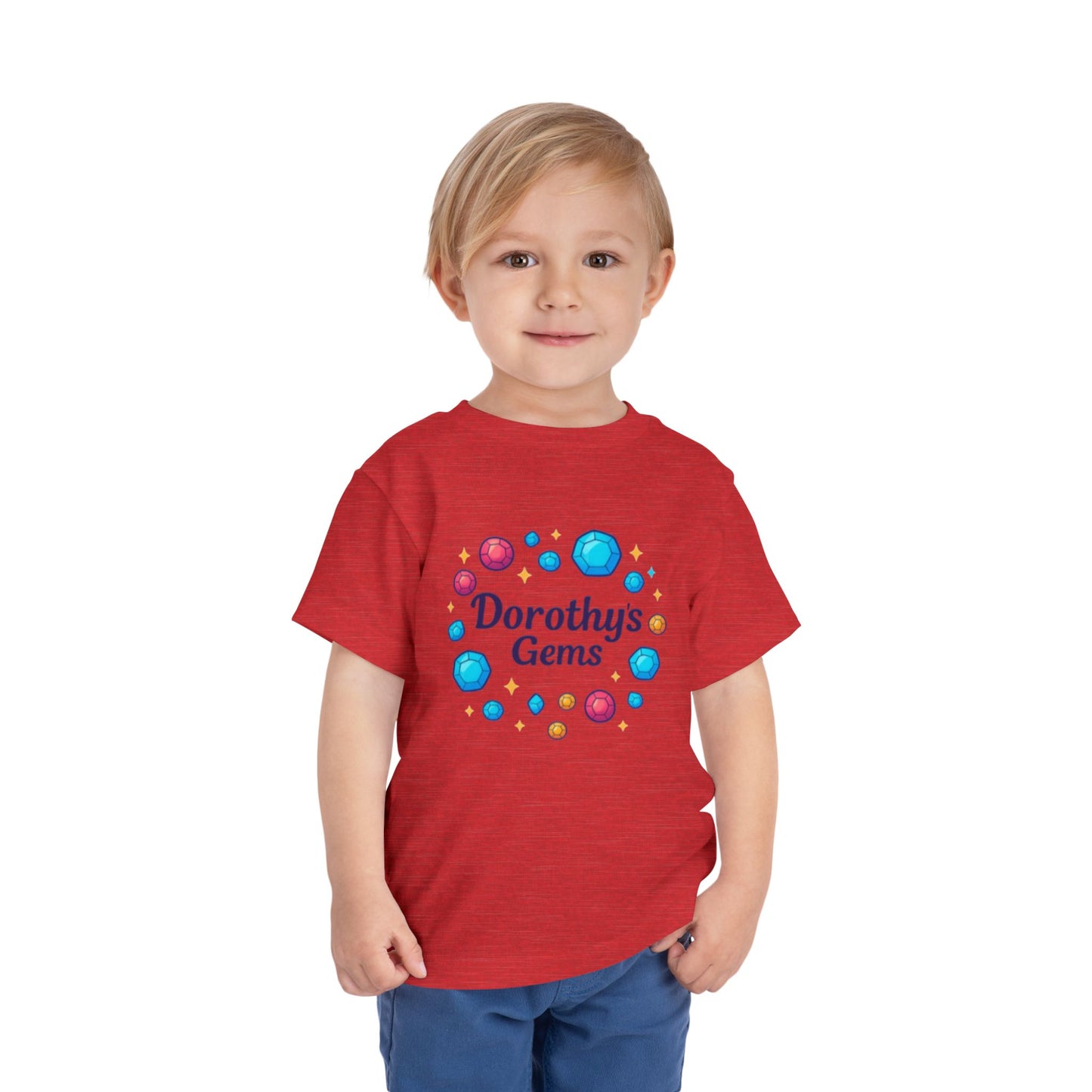 Dorothy's Gems Toddler Tee — Colorful Gemstone Kids Shirt