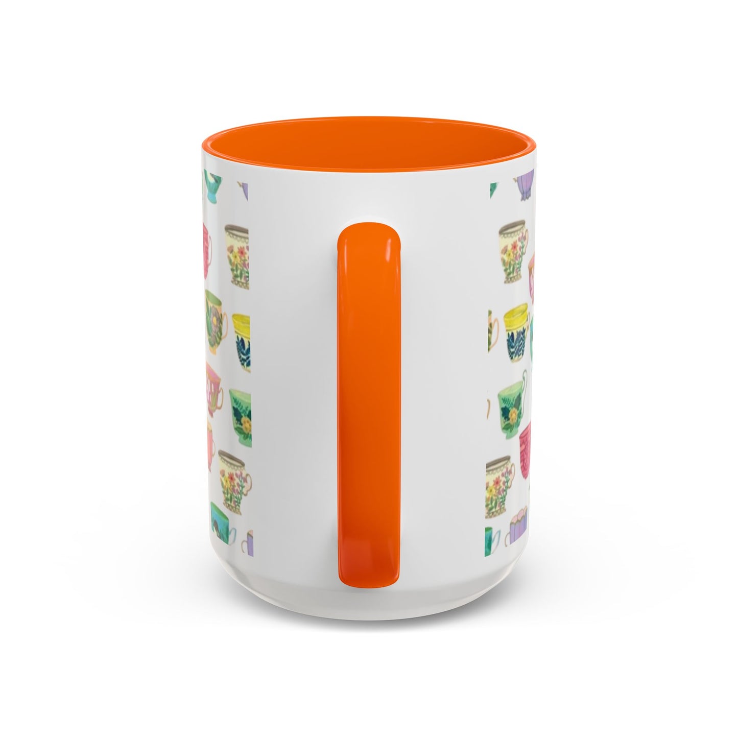 Accent Coffee Mug — "Sometimes You Need to Be Okay with Not Being Everyone's Cup of Tea" Floral Teacup Pattern